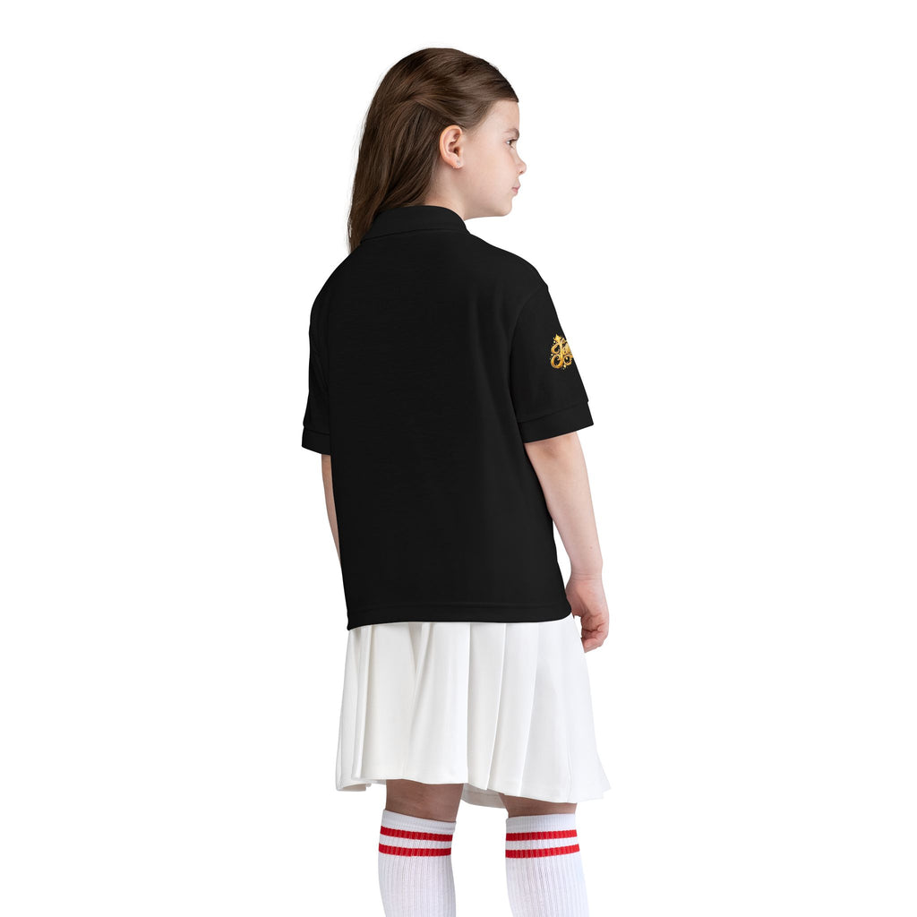 Kids Jesus Gold Nugget Polo – Youth Christian Faith Shirt | Church & Dress Casual Polo