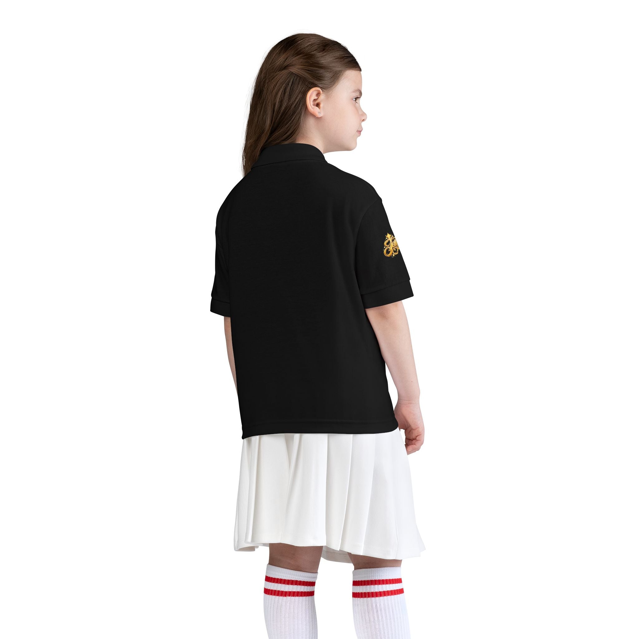 Kids Jesus Gold Nugget Polo – Youth Christian Faith Shirt | Church & Dress Casual Polo