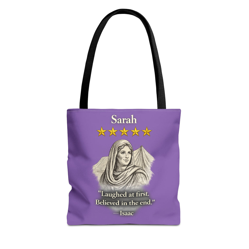 Sarah – Personalized Tote Bag | “Laughed at First. Believed in the End.” Review – Five-Star Faith Series
