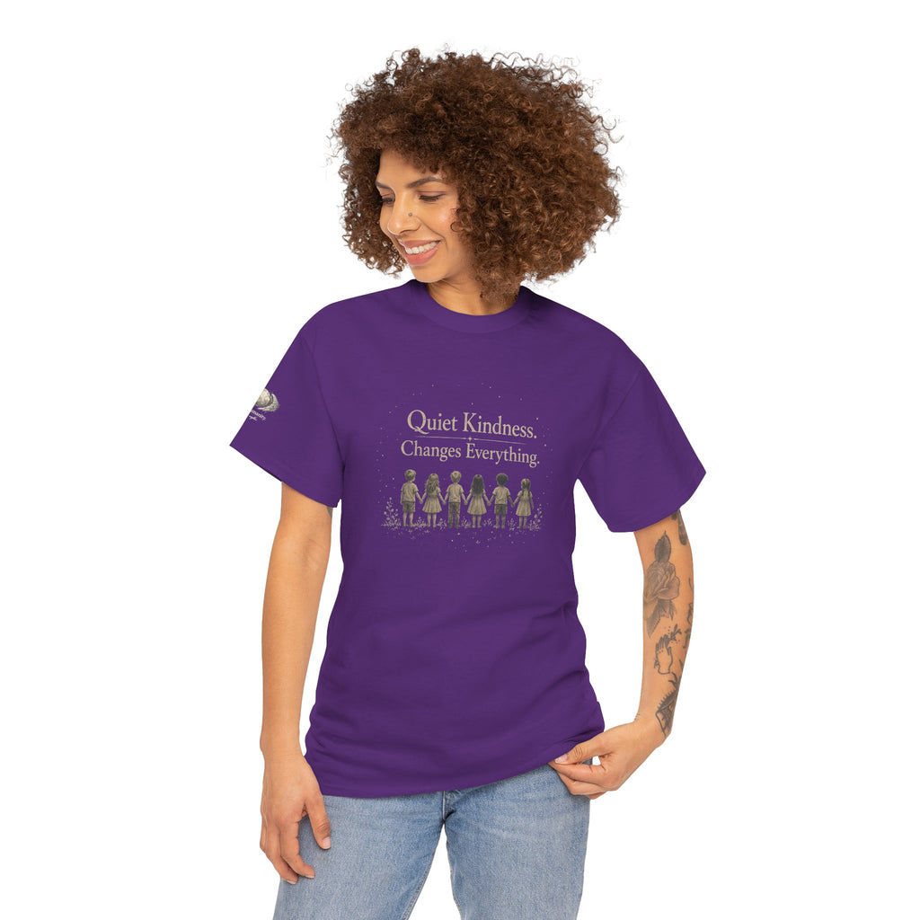 Kindness Graphic Tee – “Quiet Kindness Changes Everything” Inspirational T-Shirt