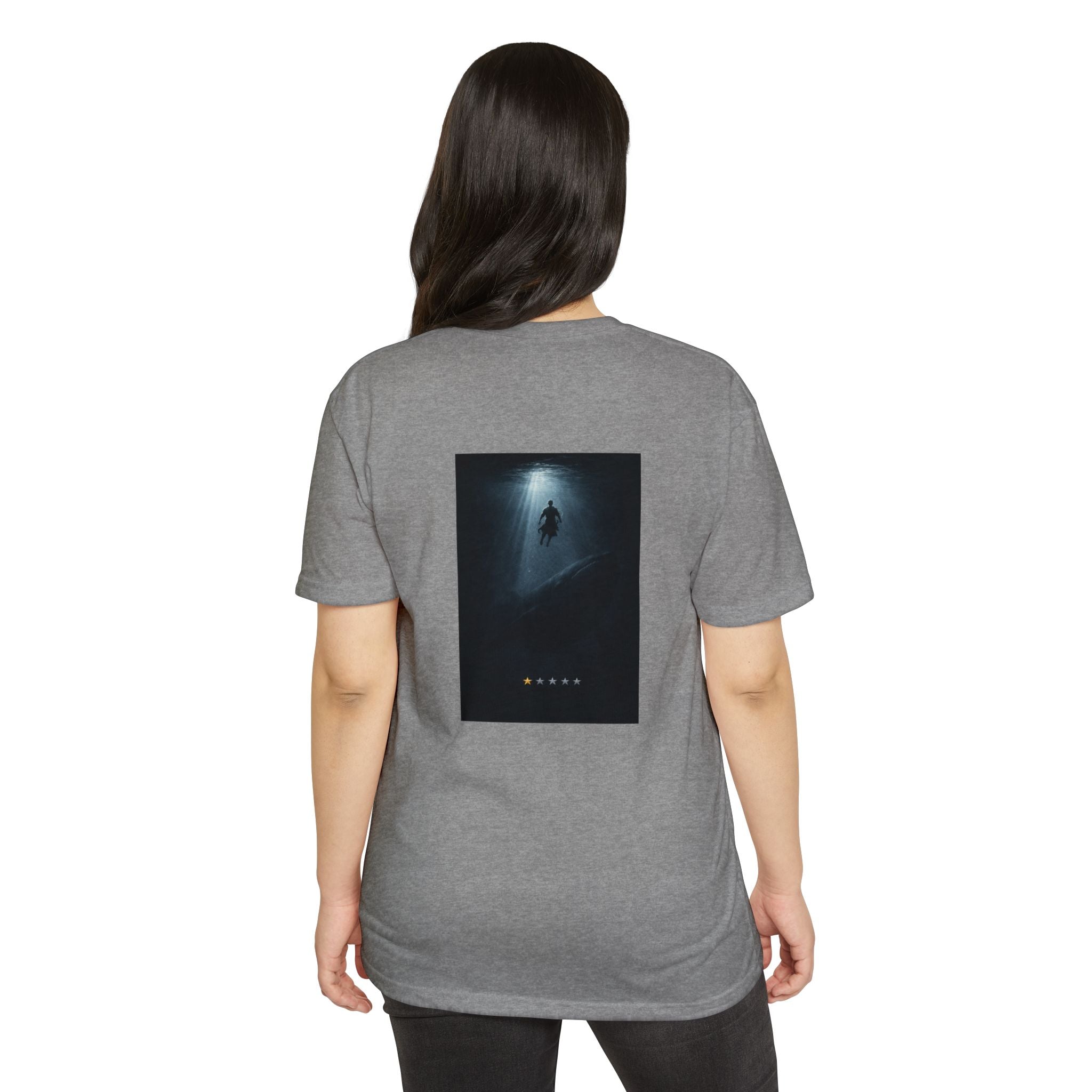 Jonah – Back Print T-Shirt | Atmospheric Deep Sea Graphic – Five-Star Faith Series