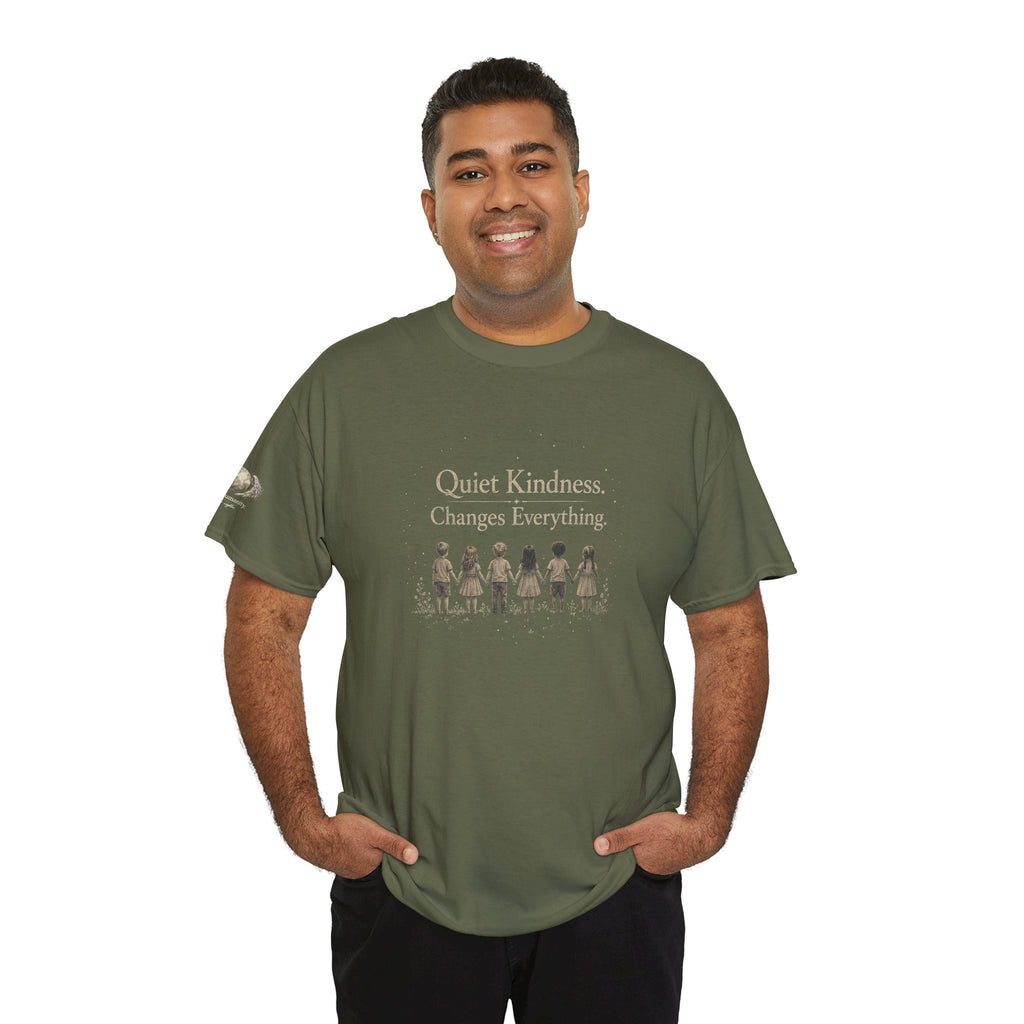Kindness Graphic Tee – “Quiet Kindness Changes Everything” Inspirational T-Shirt