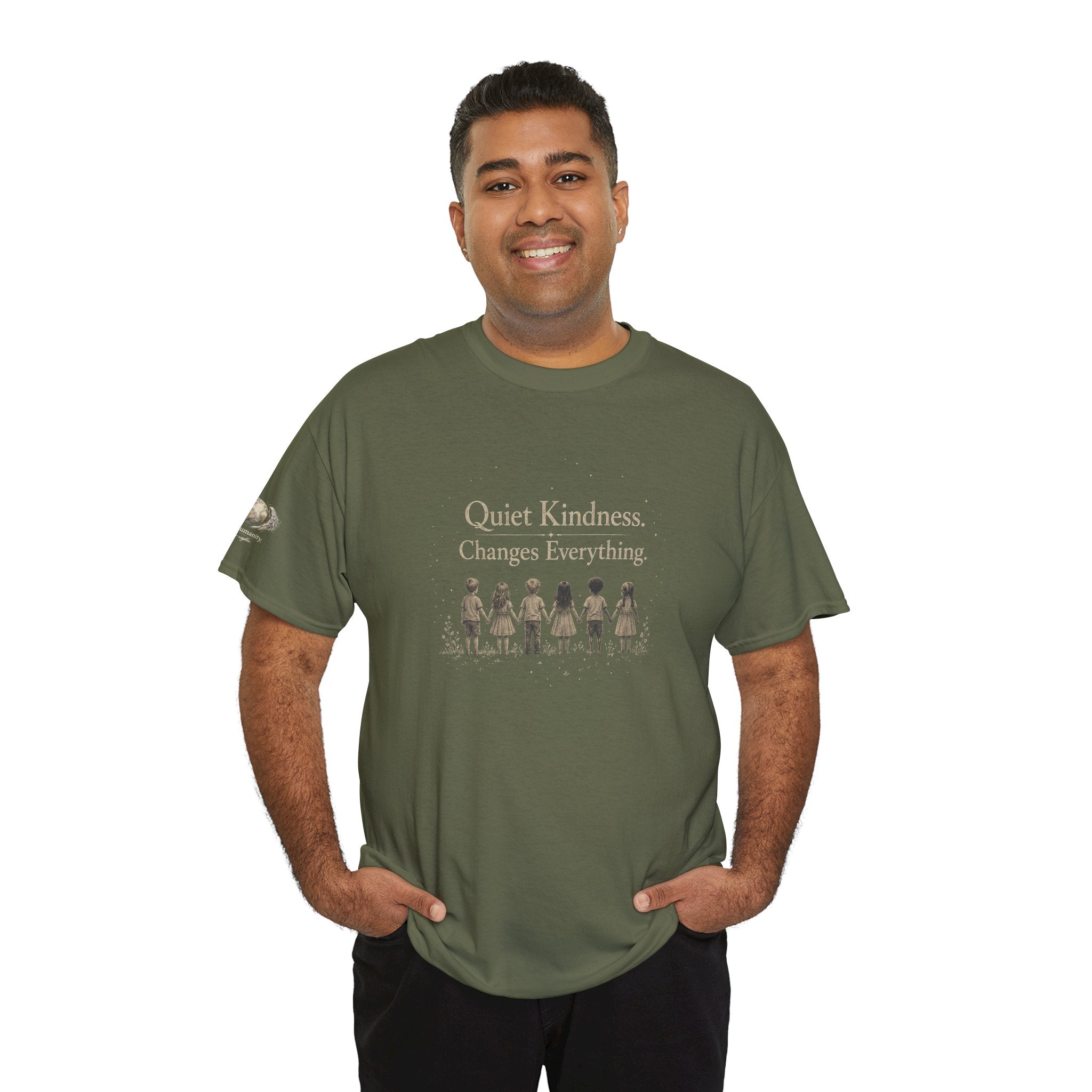 Kindness Graphic Tee – “Quiet Kindness Changes Everything” Inspirational T-Shirt