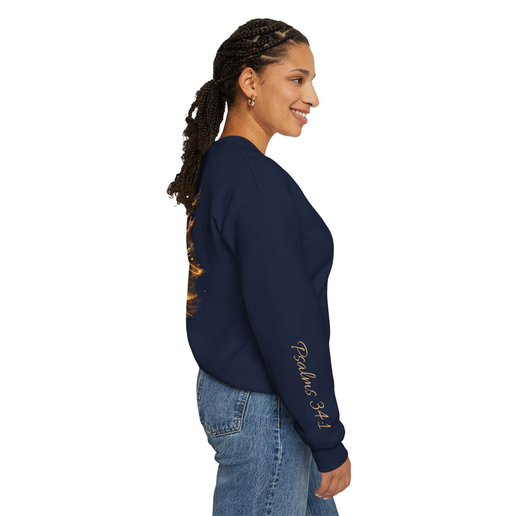 Praise Psalm 150 Sweatshirt | Christian Faith Crewneck Pullover | Inspirational Worship Apparel