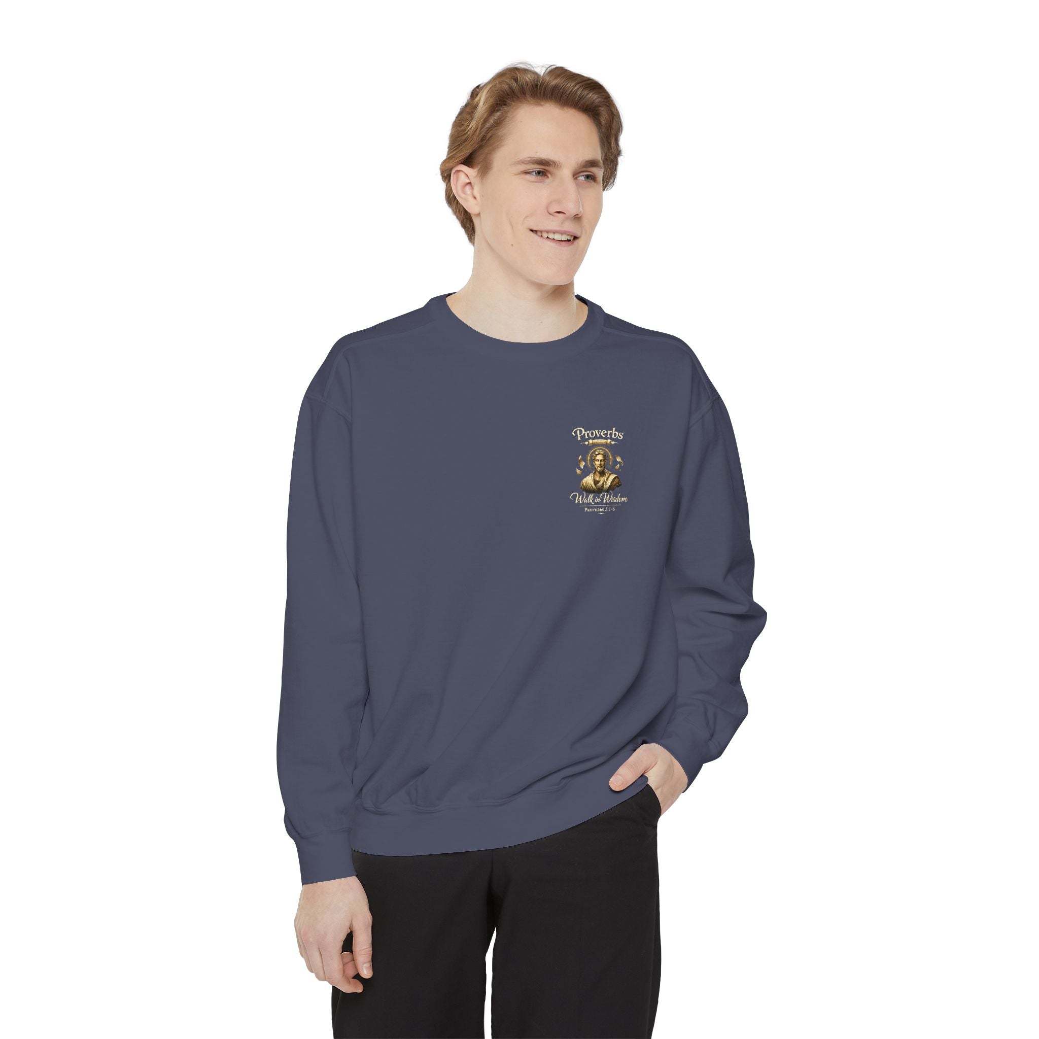 Proverbs Scripture Sweatshirt | Biblical Quote Christian Pullover | Inspirational Faith Crewneck