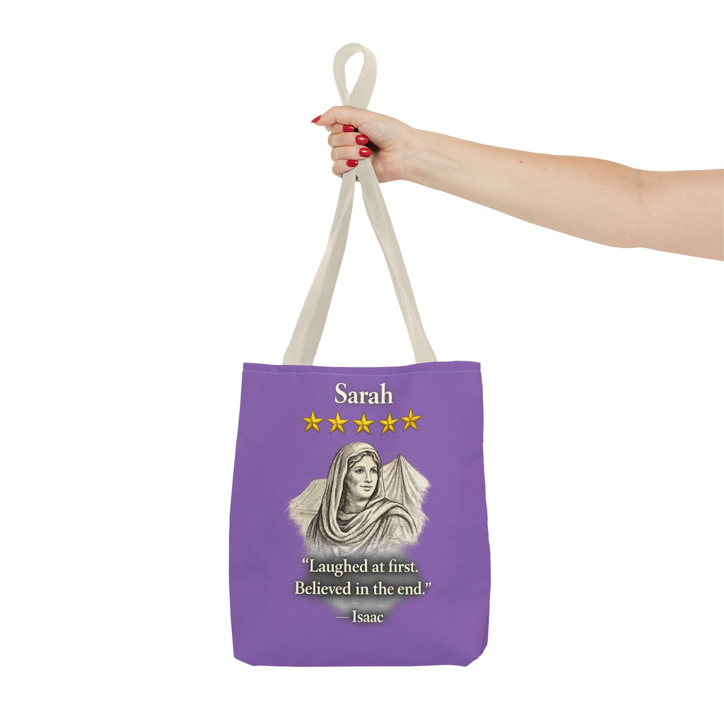 Sarah – Personalized Tote Bag | “Laughed at First. Believed in the End.” Review – Five-Star Faith Series