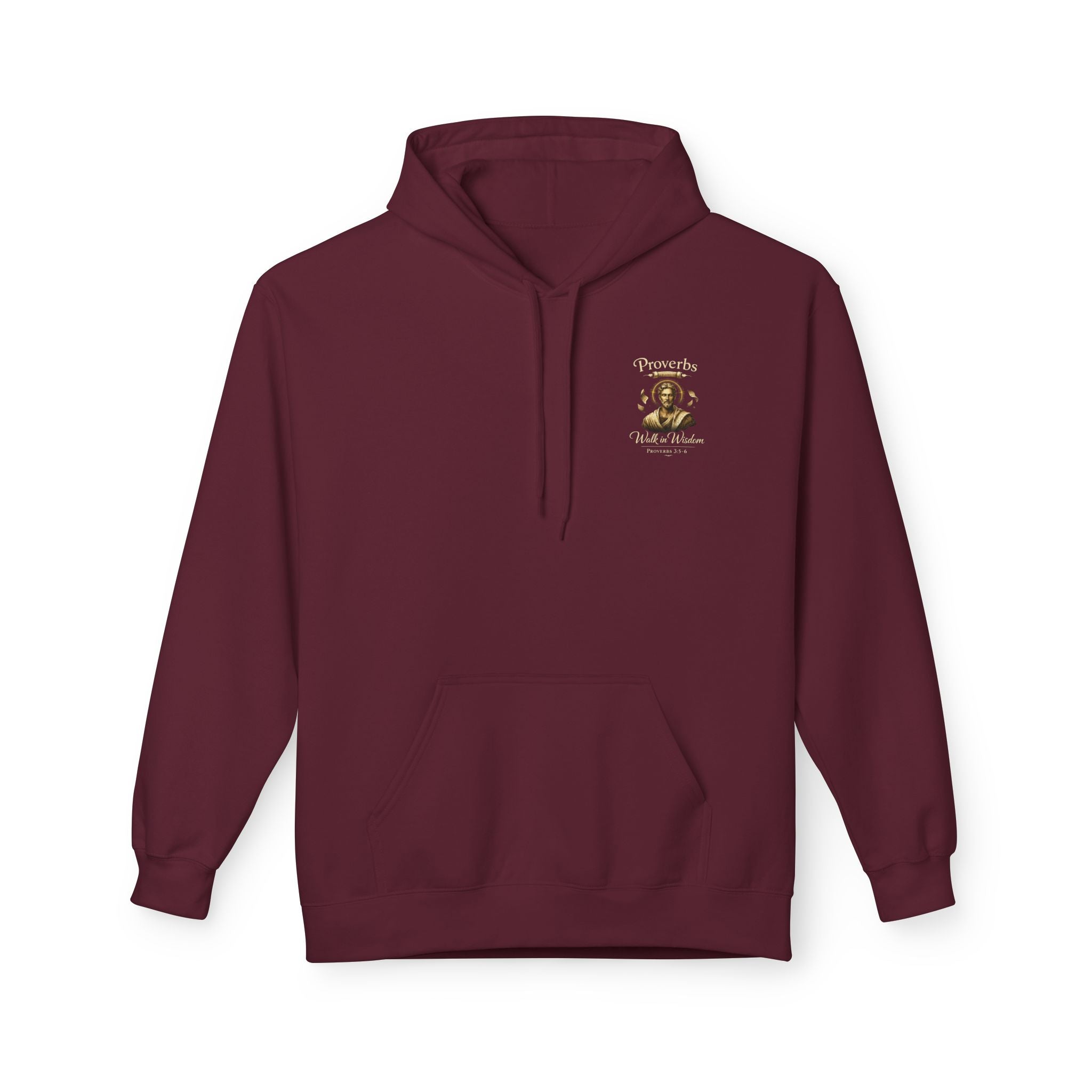 Proverbs “Trust in the Lord” Hoodie – Christian Scripture Pullover | Proverbs 3:5 Faith Sweatshirt