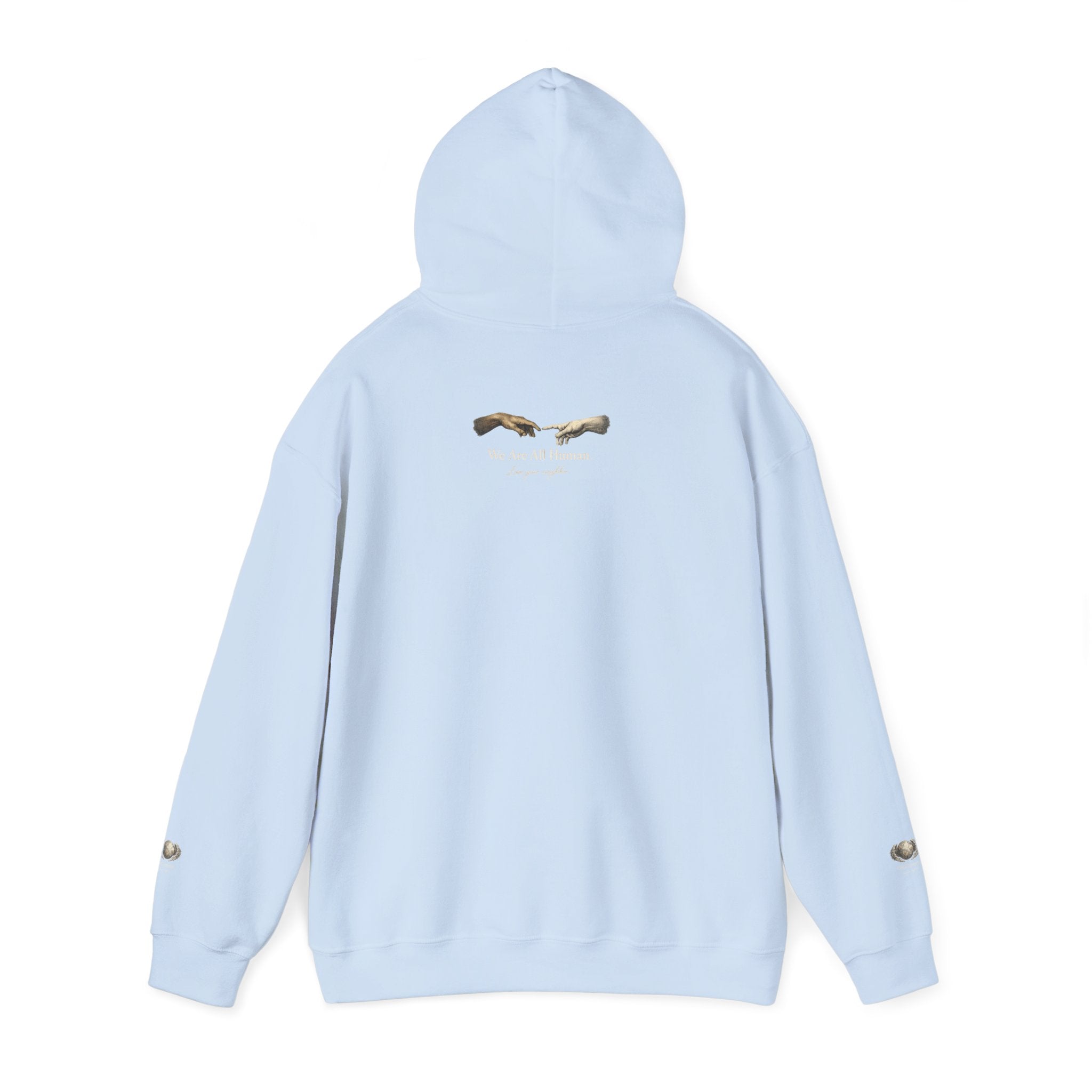 “Love People Anyway” Hoodie – Inspirational Script Graphic Sweatshirt | Compassion Message Pullover