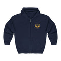 Ark Cruise Line – Full-Zip Hoodie | Vintage Lion Biblical Design – Five-Star Faith Series