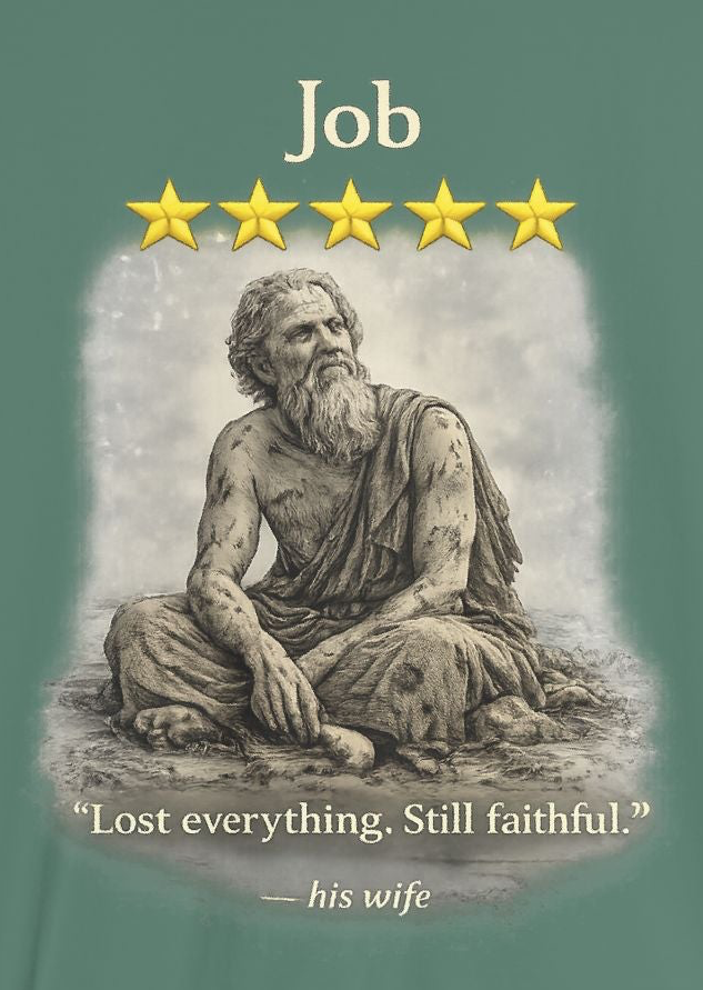 Faithful Through It All – Sweatshirt | “I Lost Everything, Still Faithful” Graphic – Five-Star Faith Series