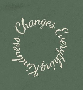 “We Are All Human” Pigment-Dyed Hoodie – Inclusive Comfort Pullover | Inspirational Minimalist Hoodie