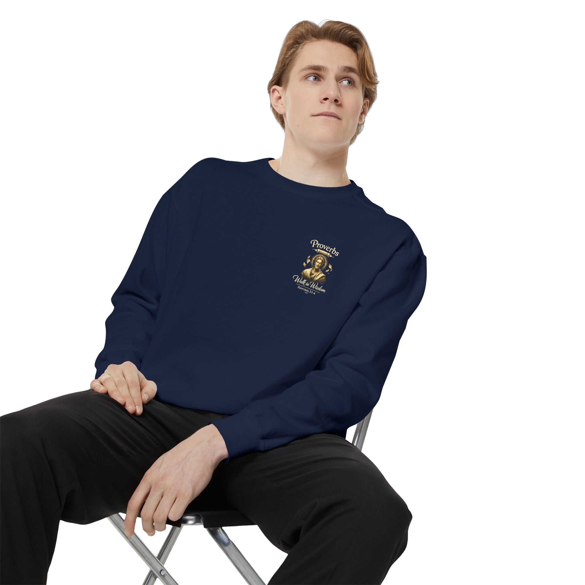 Proverbs Scripture Sweatshirt | Biblical Quote Christian Pullover | Inspirational Faith Crewneck