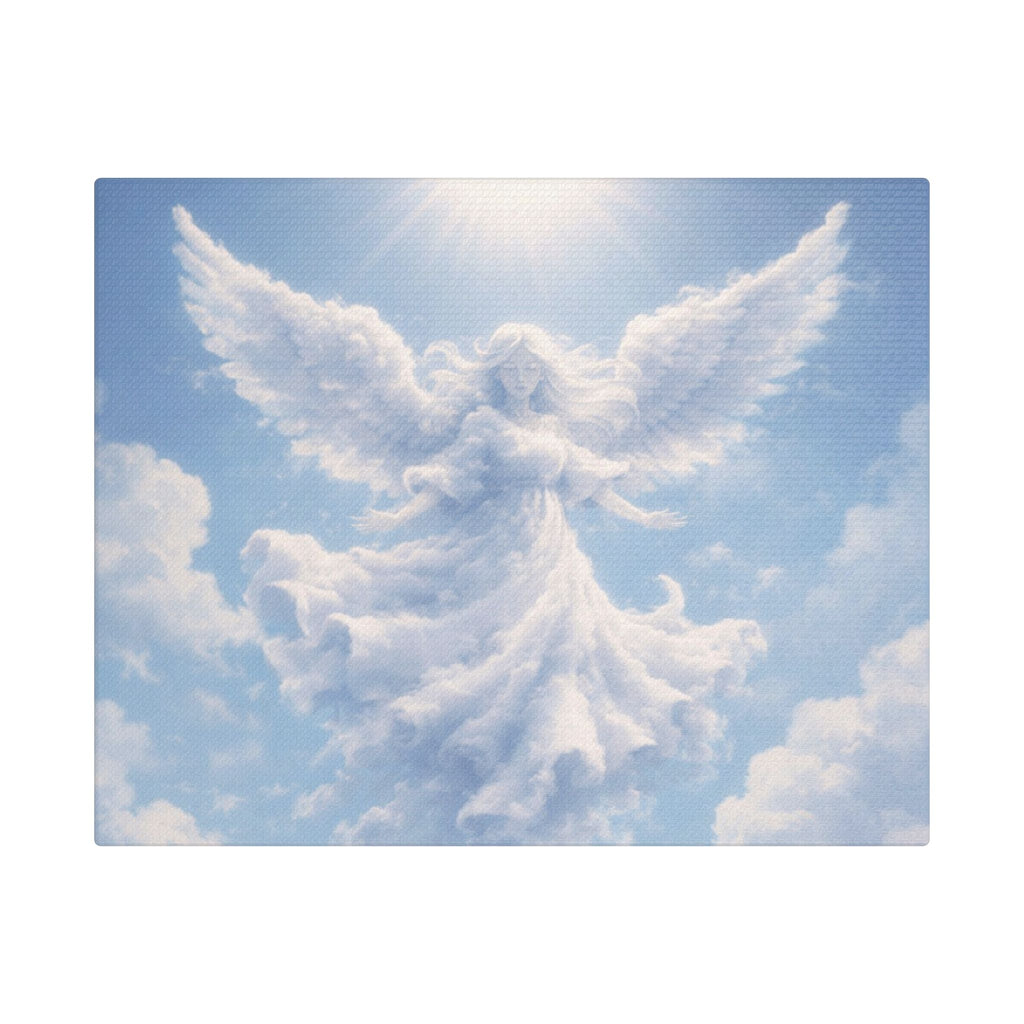 Angel Cloud Canvas — Peaceful Heavenly Angel Wall Art