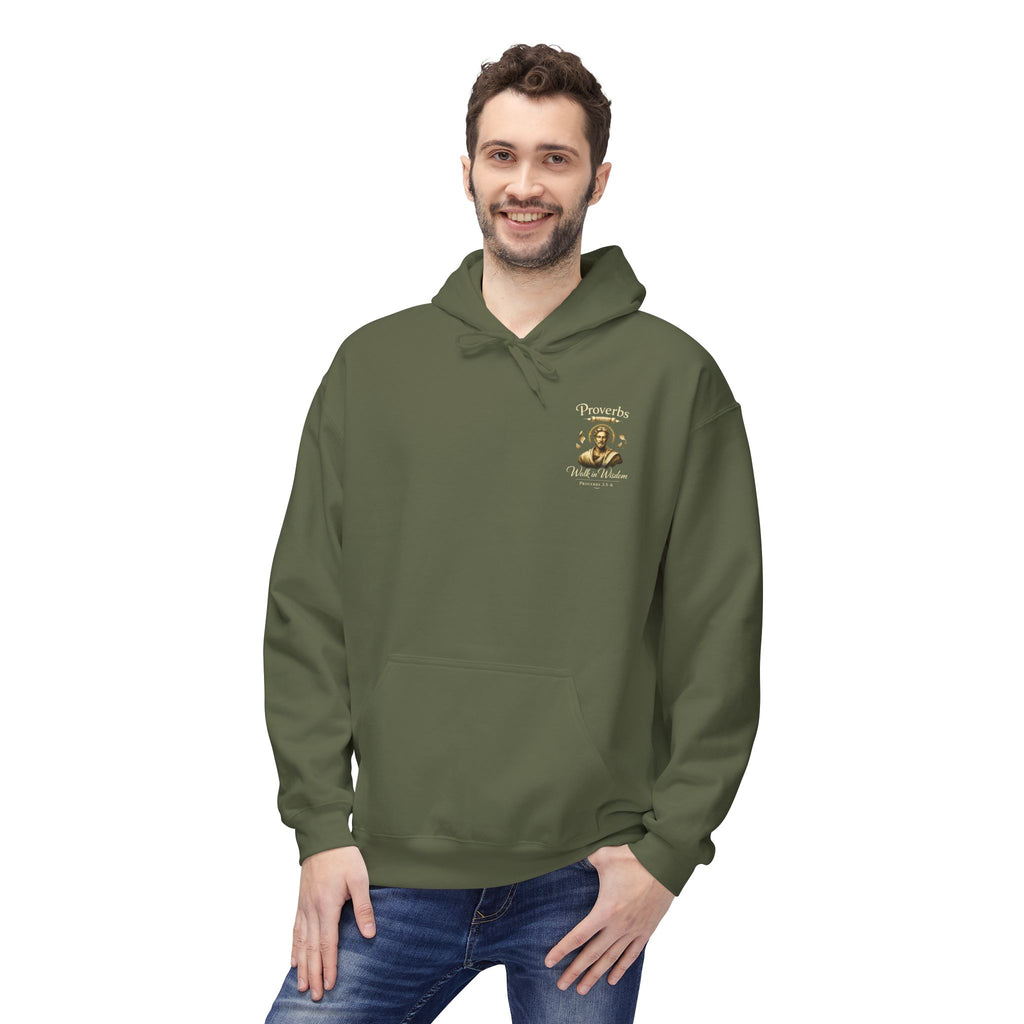 Proverbs “Trust in the Lord” Hoodie – Christian Scripture Pullover | Proverbs 3:5 Faith Sweatshirt