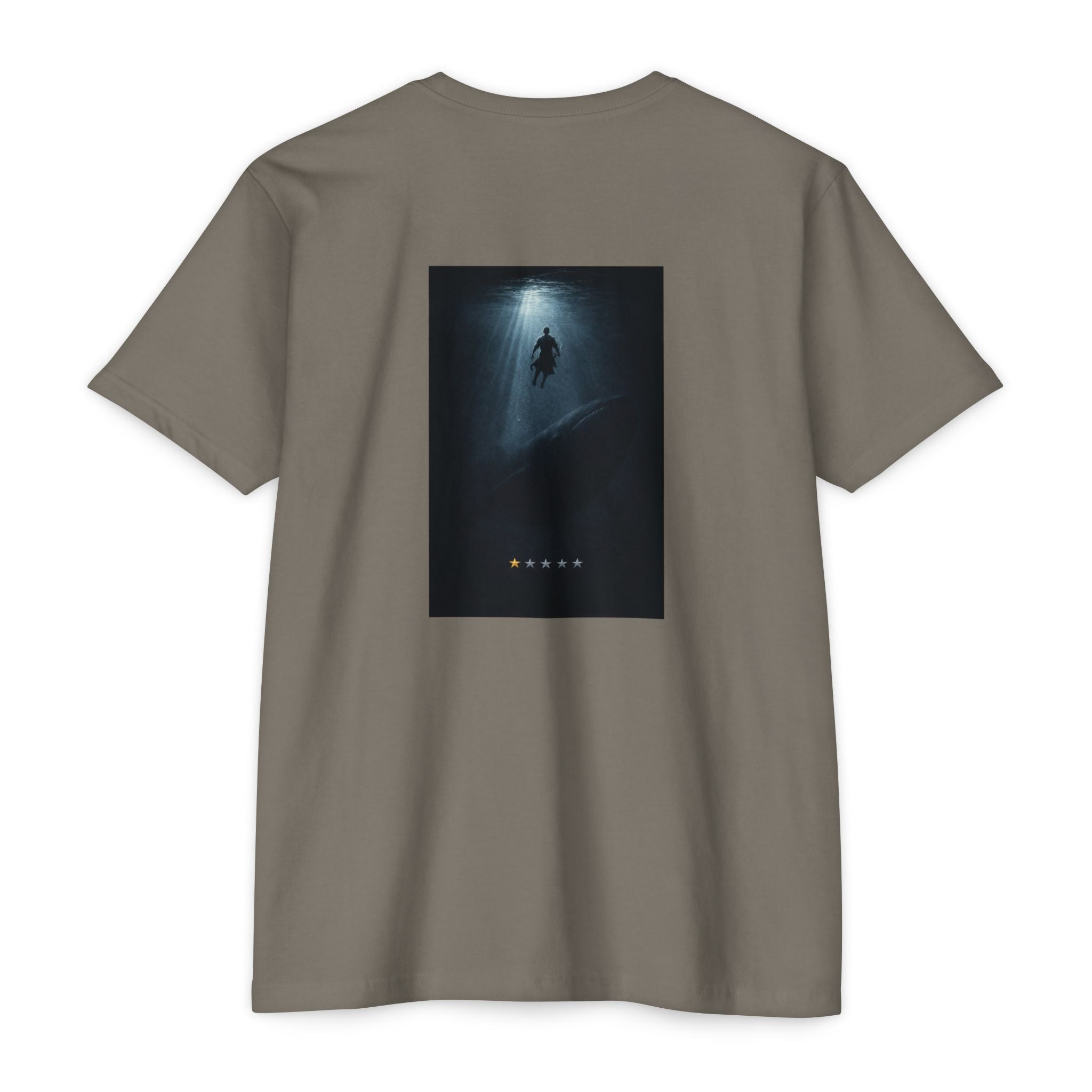 Jonah – Back Print T-Shirt | Atmospheric Deep Sea Graphic – Five-Star Faith Series