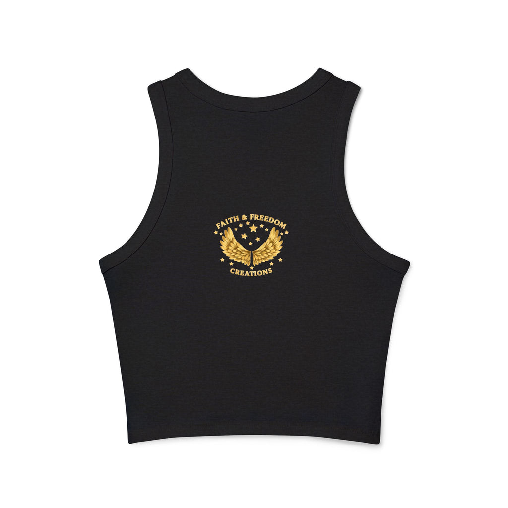 Peter – Racer Tank | “Loving Review by Jesus” 5-Star Graphic – Five-Star Faith Series