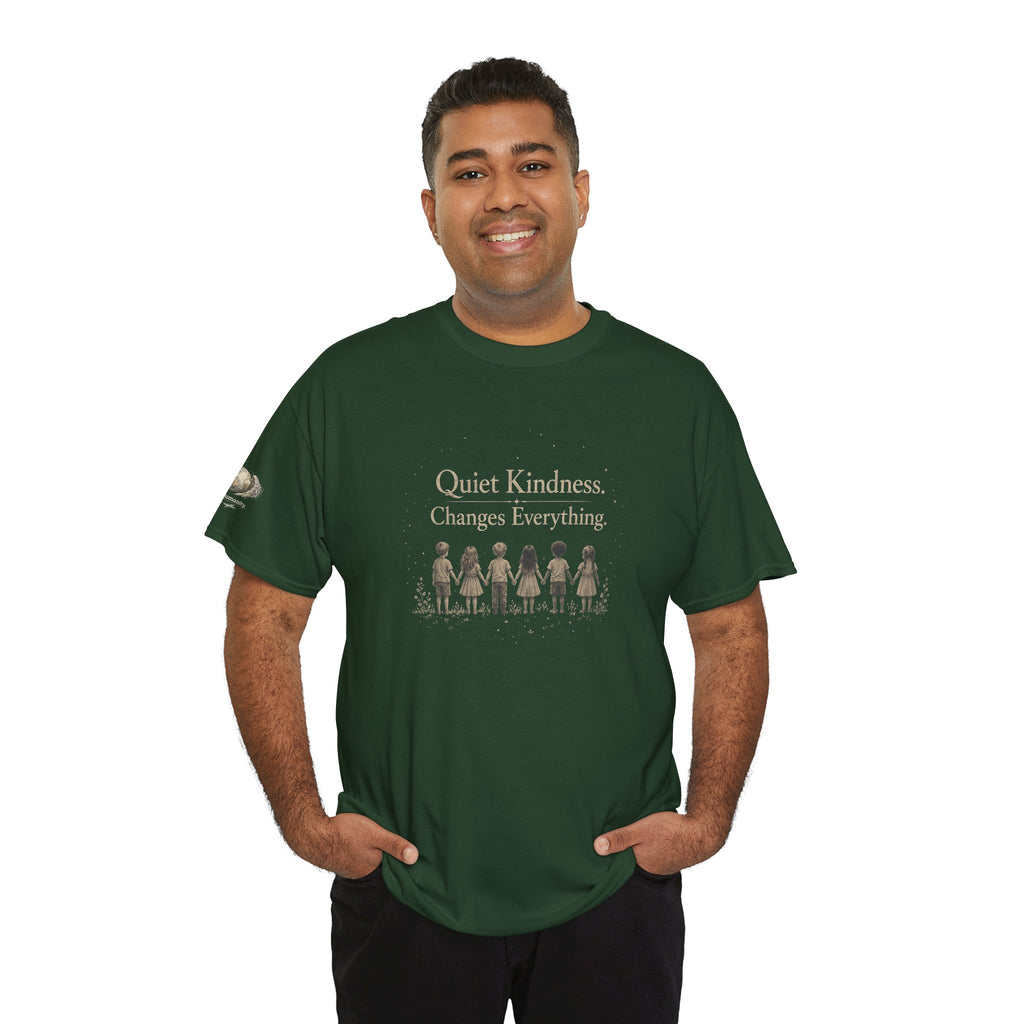 Kindness Graphic Tee – “Quiet Kindness Changes Everything” Inspirational T-Shirt