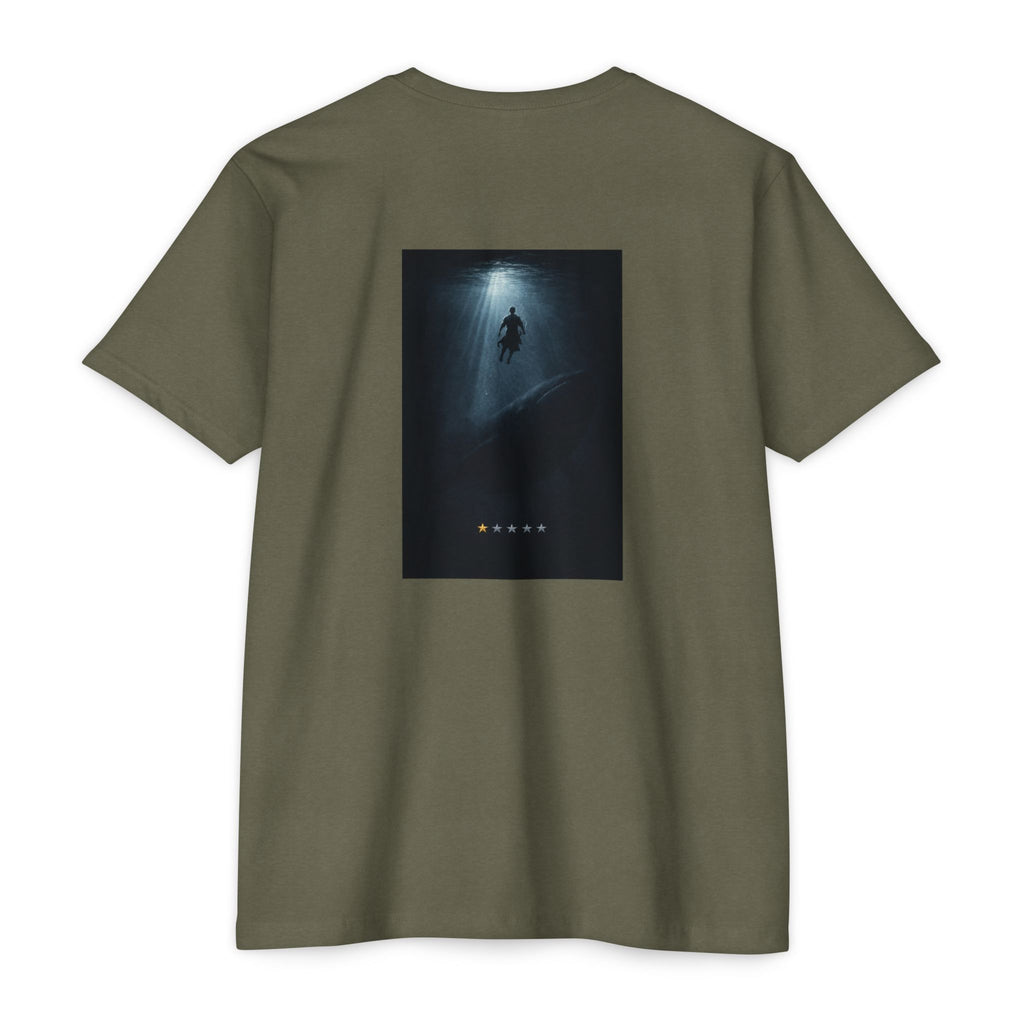 Jonah – Back Print T-Shirt | Atmospheric Deep Sea Graphic – Five-Star Faith Series