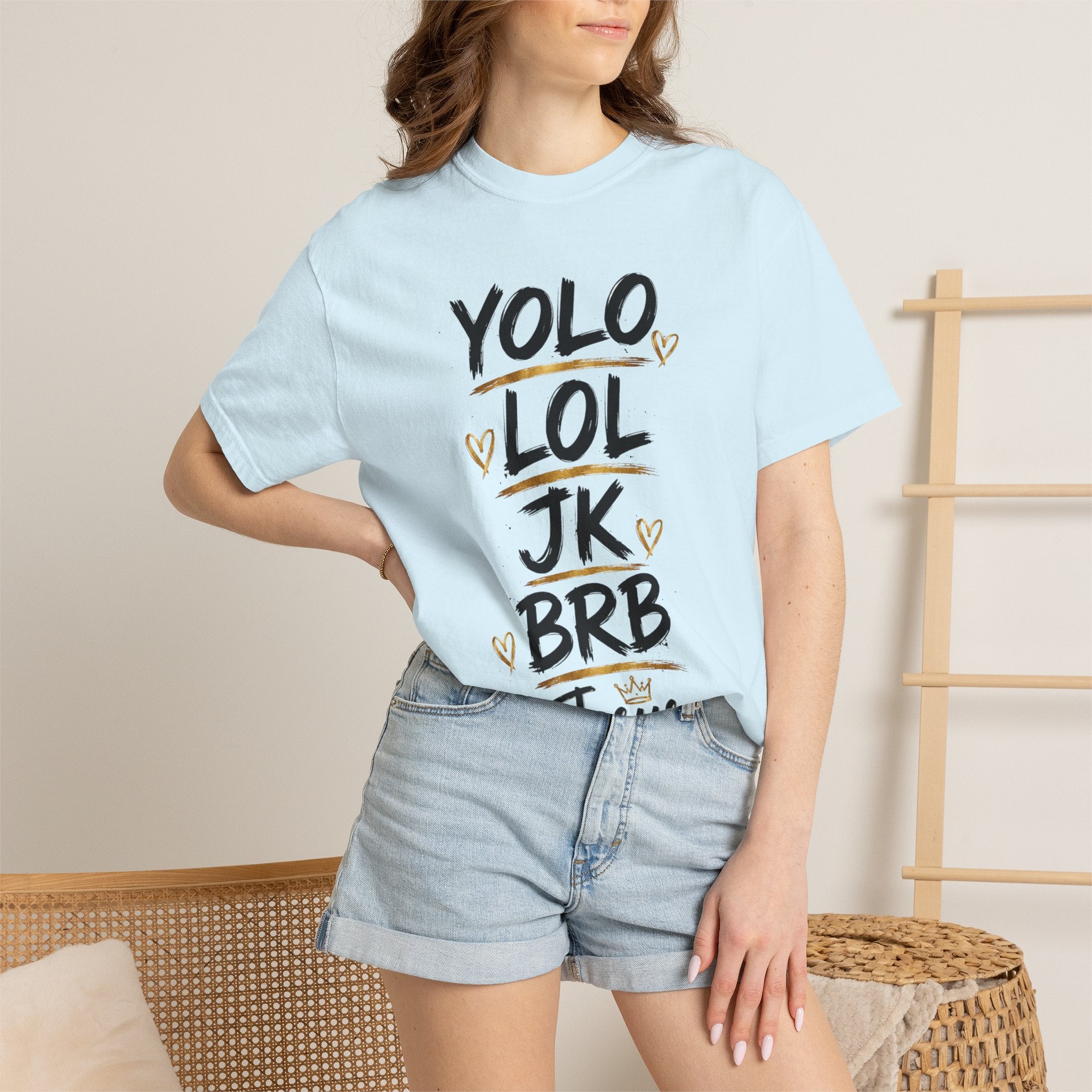 YOLO LOL JK BRB ~Jesus T-Shirt | Comfort Colors® Christian Graphic Tee