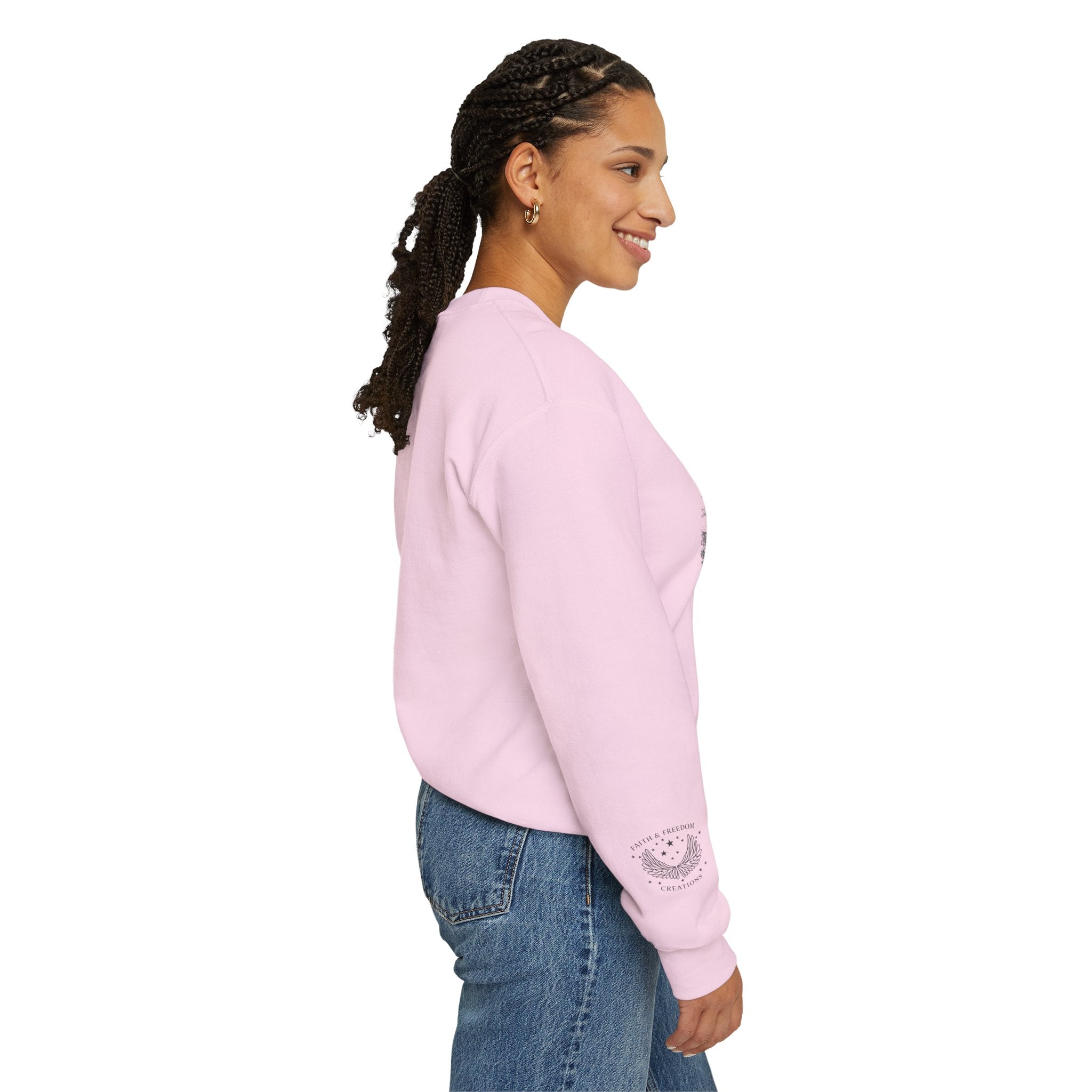 Tower of Babel – Crewneck Sweatshirt | “Review” Vintage Graphic – Five-Star Faith Series