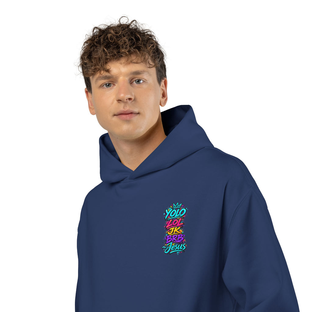 YOLO LOL JK BRB ~Jesus Hoodie | Neon Christian Streetwear Pullover