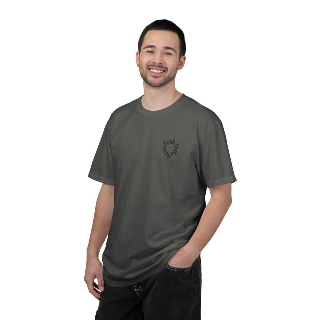 Jesus Loves You Personalized Faith T-Shirt — Custom Back Christian Graphic Tee