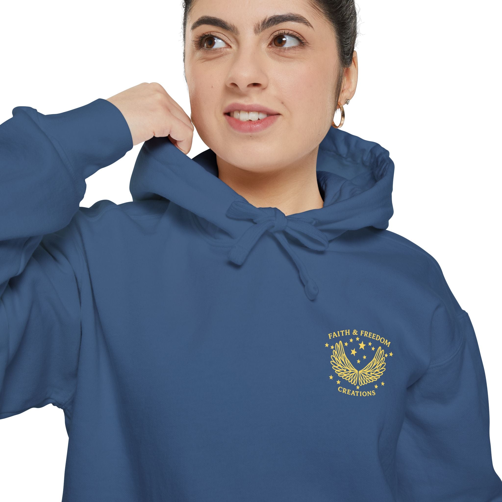 Manna Catering Co. – Hoodie | “Manna Review” Vintage Graphic – Five-Star Faith Series
