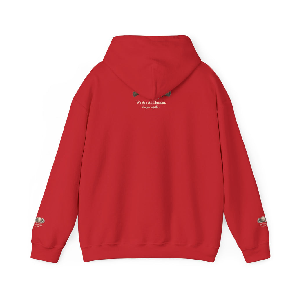“Love People Anyway” Hoodie – Inspirational Script Graphic Sweatshirt | Compassion Message Pullover