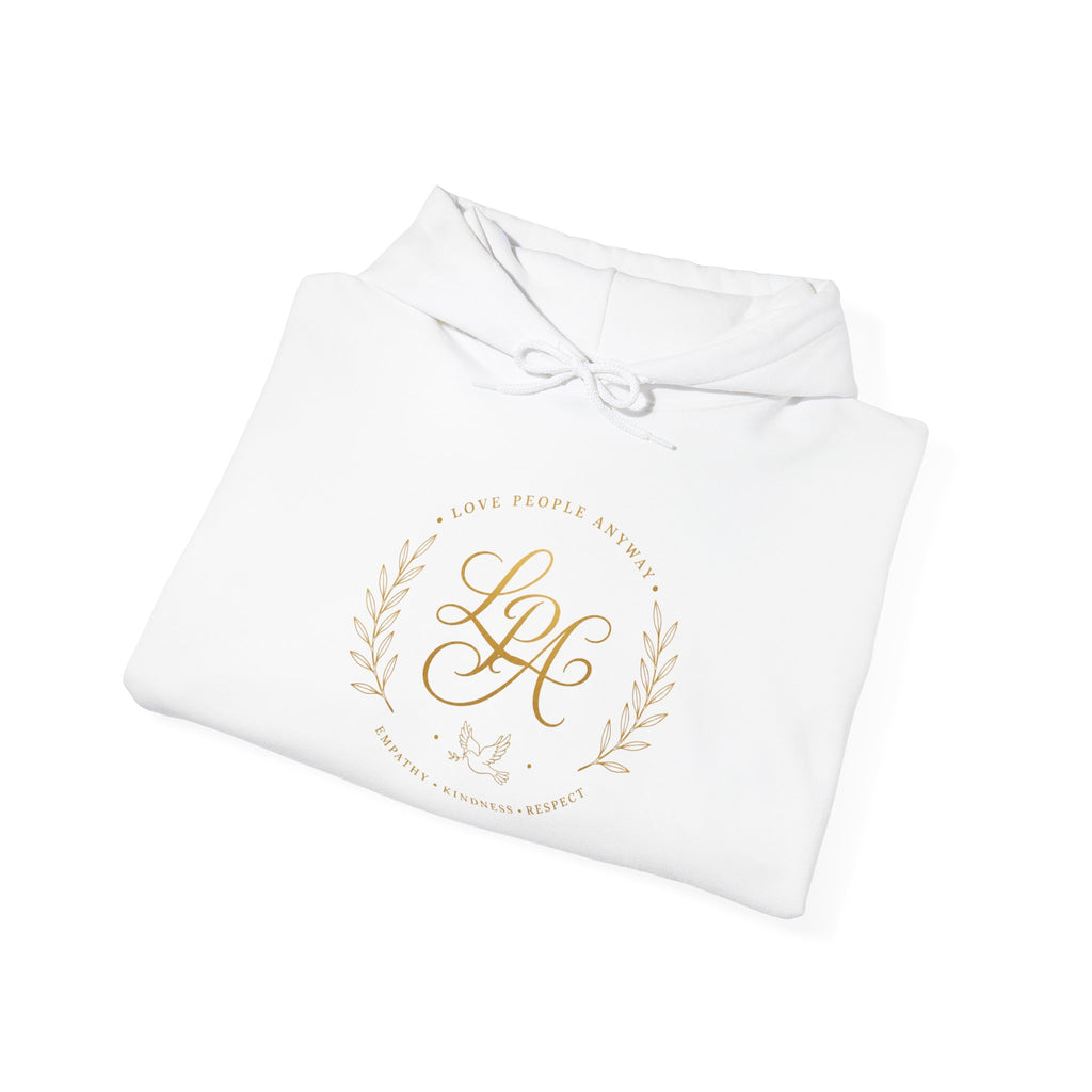 Love People Anyway Hoodie | Inspirational Christian Hooded Sweatshirt | Faith Freedom Creations