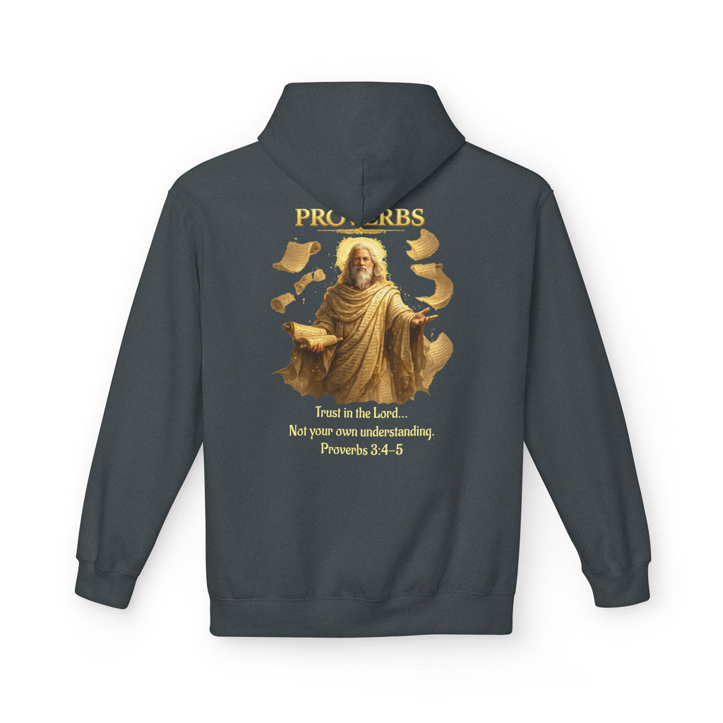 Proverbs “Trust in the Lord” Hoodie – Christian Scripture Pullover | Proverbs 3:5 Faith Sweatshirt
