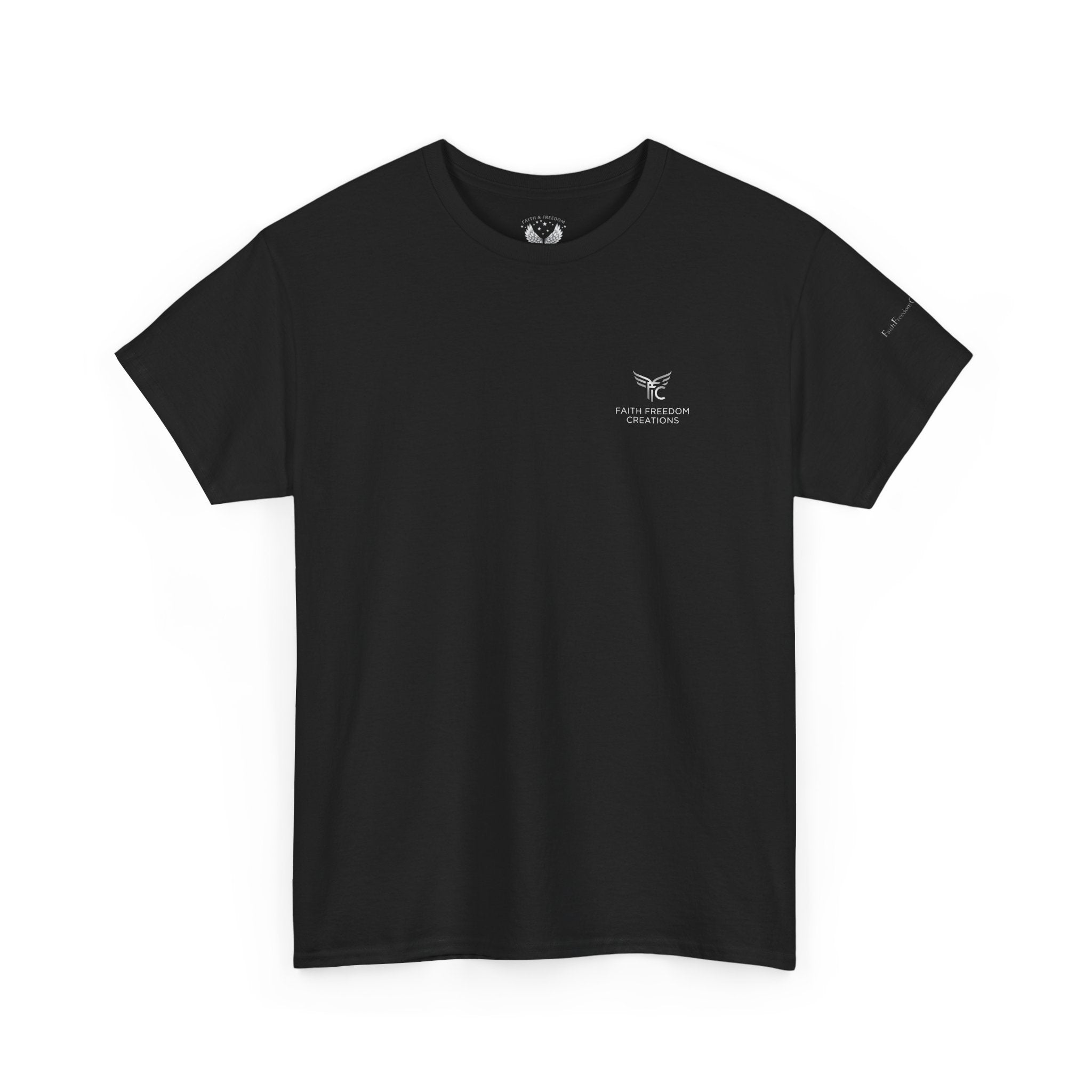 Wing Emblem T‑Shirt — Faith & Freedom Chest Logo