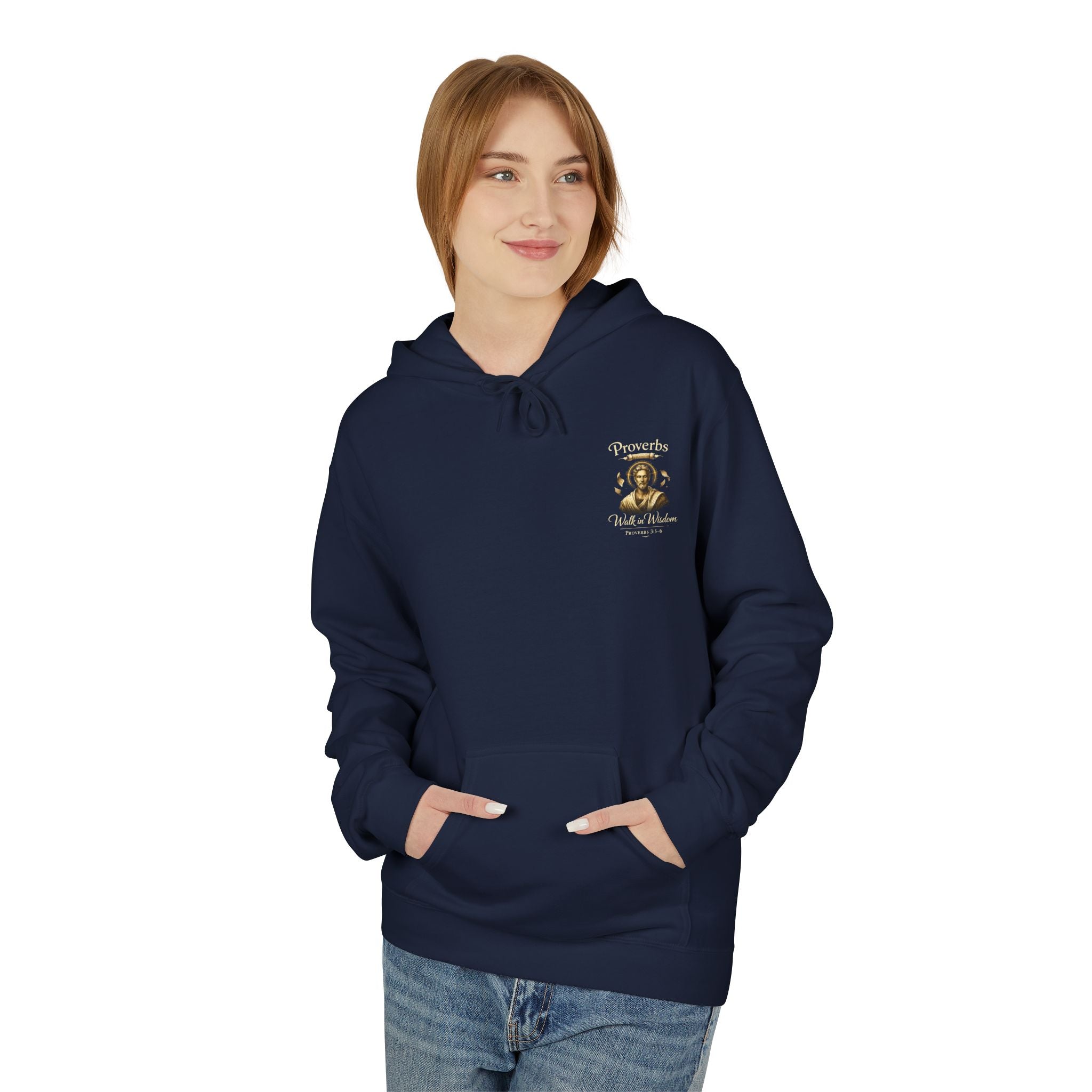 Proverbs “Trust in the Lord” Hoodie – Christian Scripture Pullover | Proverbs 3:5 Faith Sweatshirt