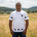 Psalm 27:1 Dove Graphic T-Shirt – “The Lord is My Light & Salvation” Christian Bible Verse Tee