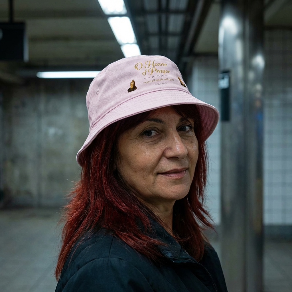 O Hearer of Prayer Bucket Hat – Psalm 65:2 Faith-Inspired Scripture Hat | Faith & Freedom Creations