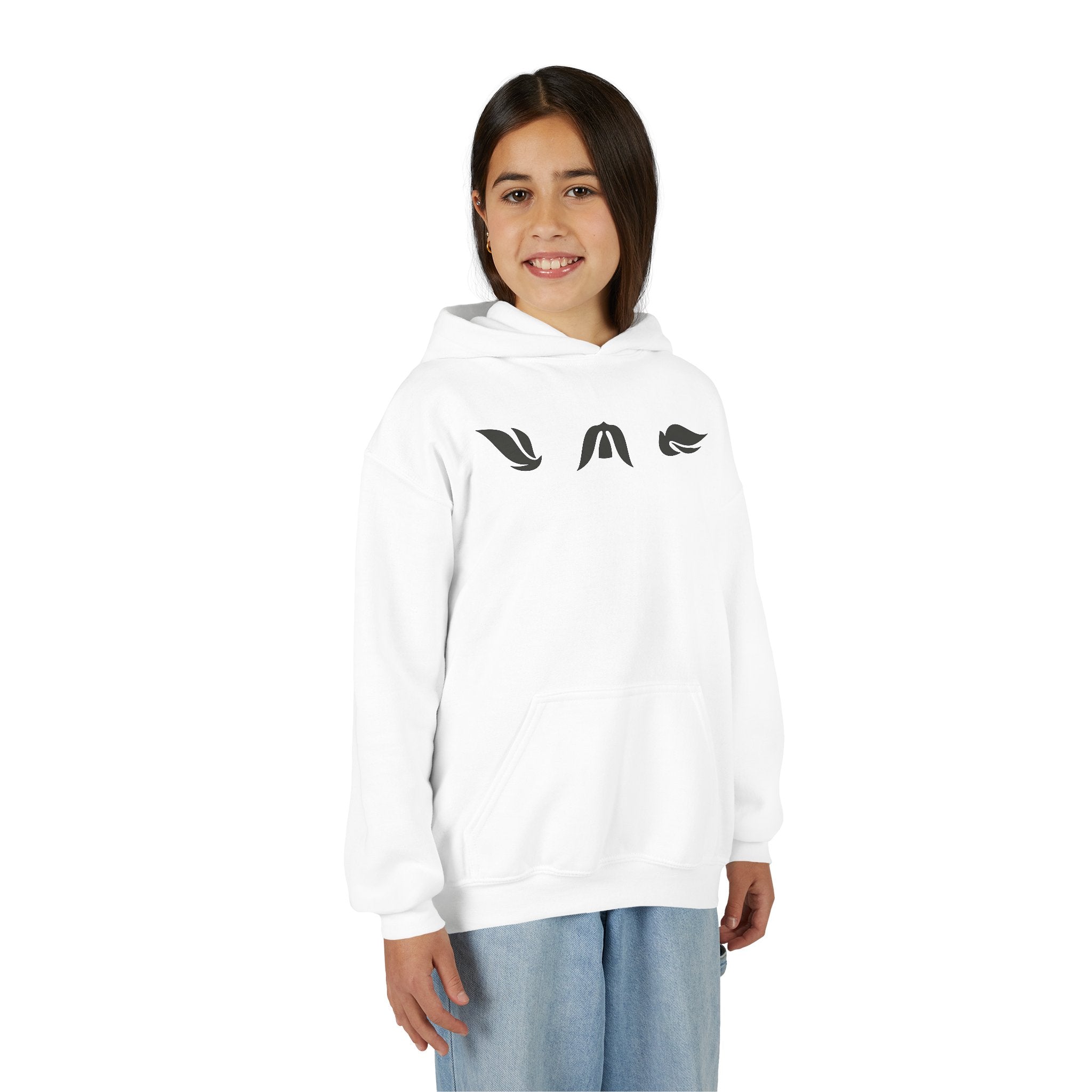 Youth “The Lord is My Light & Salvation” Hoodie – Psalm 27 Christian Kids Sweatshirt