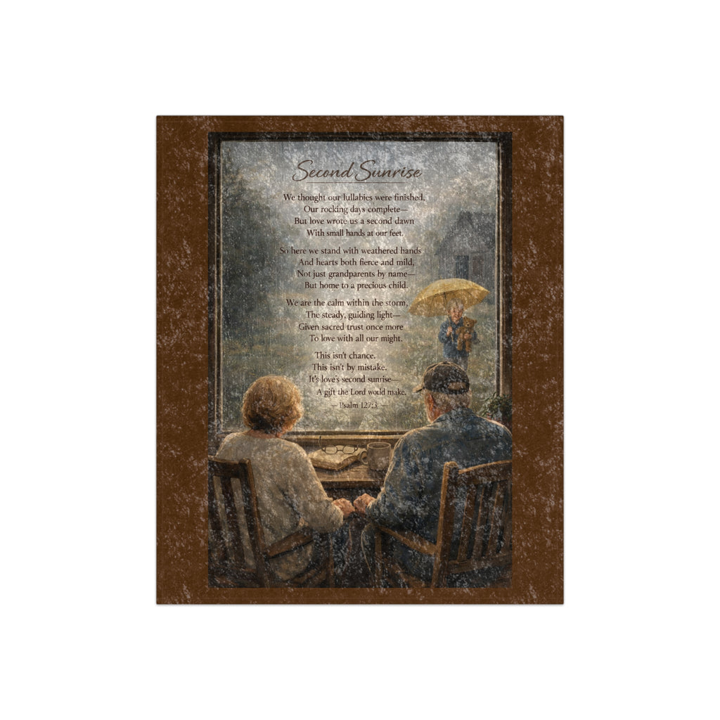 Second Chances - Crushed Velvet Blanket with Vintage Piano Couple