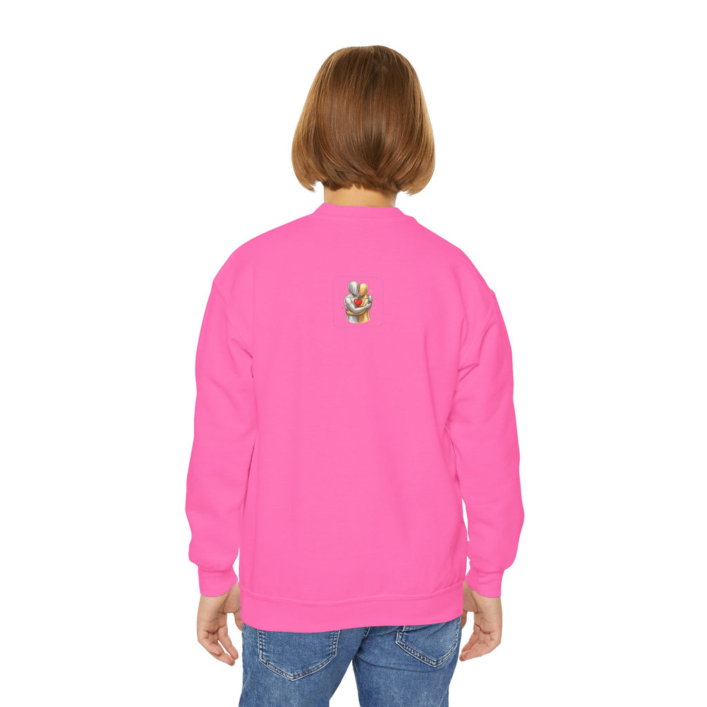 Kindness Changes Everything Youth Crewneck Sweatshirt – Inspirational Kids Pullove