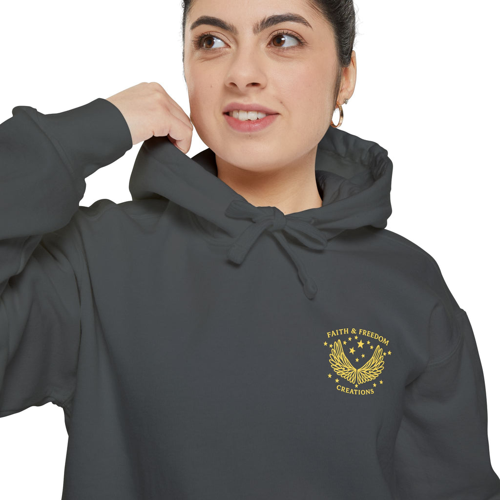 Manna Catering Co. – Hoodie | “Manna Review” Vintage Graphic – Five-Star Faith Series