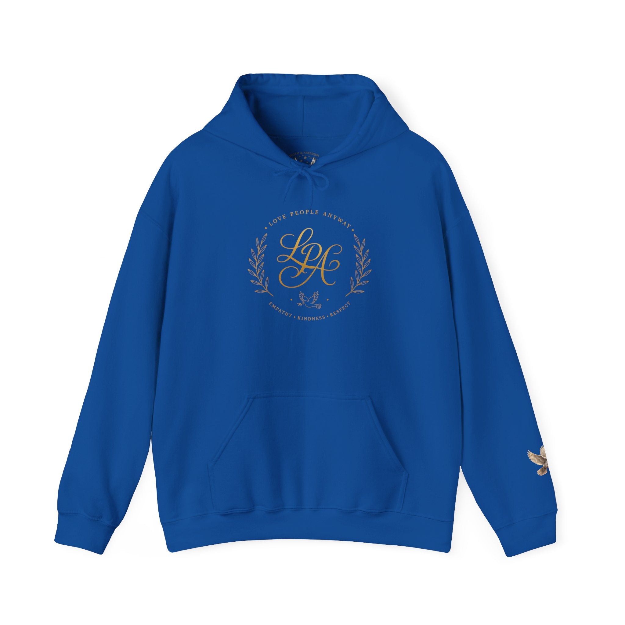 Love People Anyway Hoodie | Inspirational Christian Hooded Sweatshirt | Faith Freedom Creations