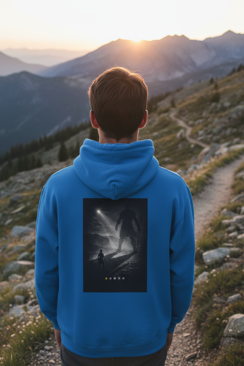 David & Goliath – Champion Hoodie | Giant Graphic – Five-Star Faith Series