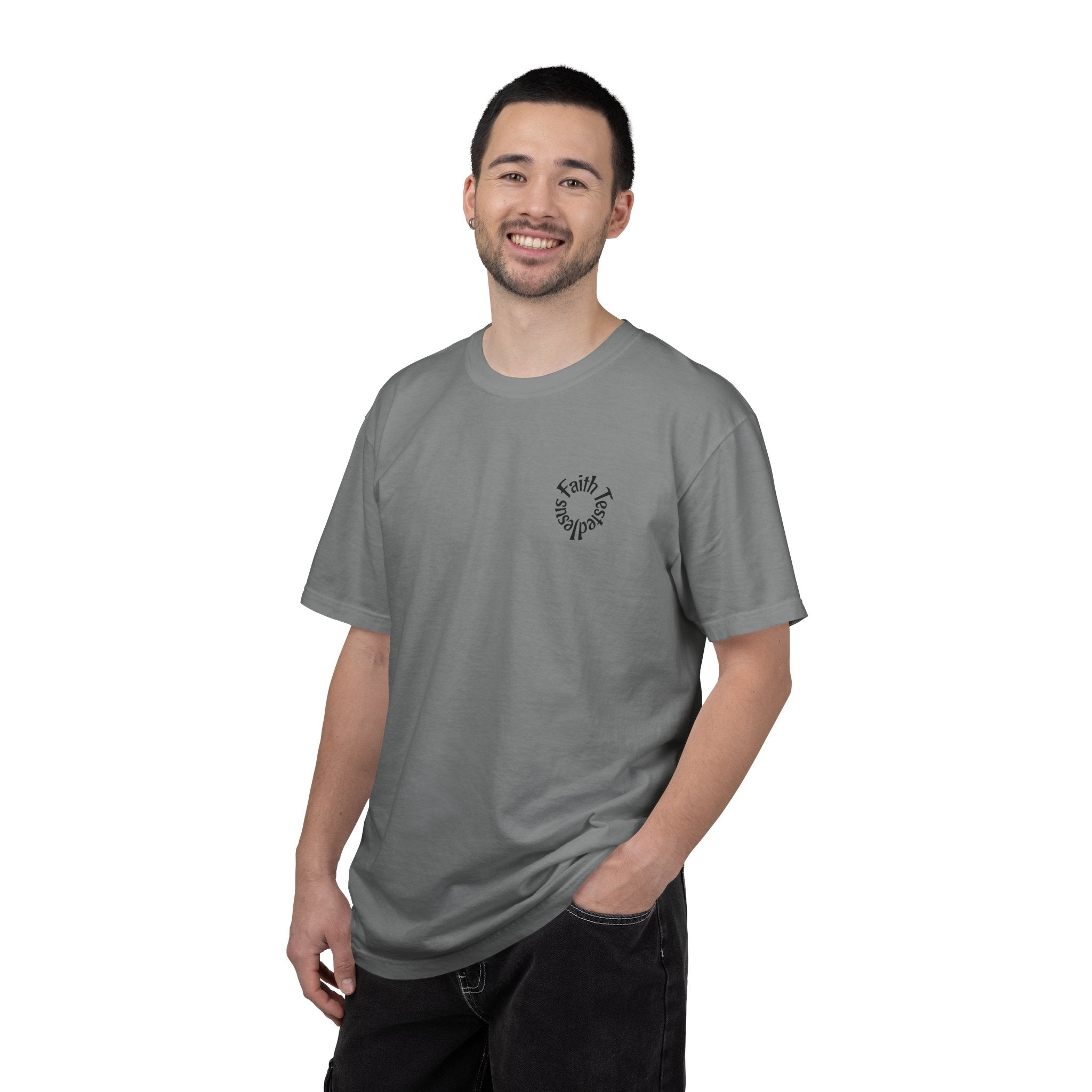 Jesus Loves You Personalized Faith T-Shirt — Custom Back Christian Graphic Tee