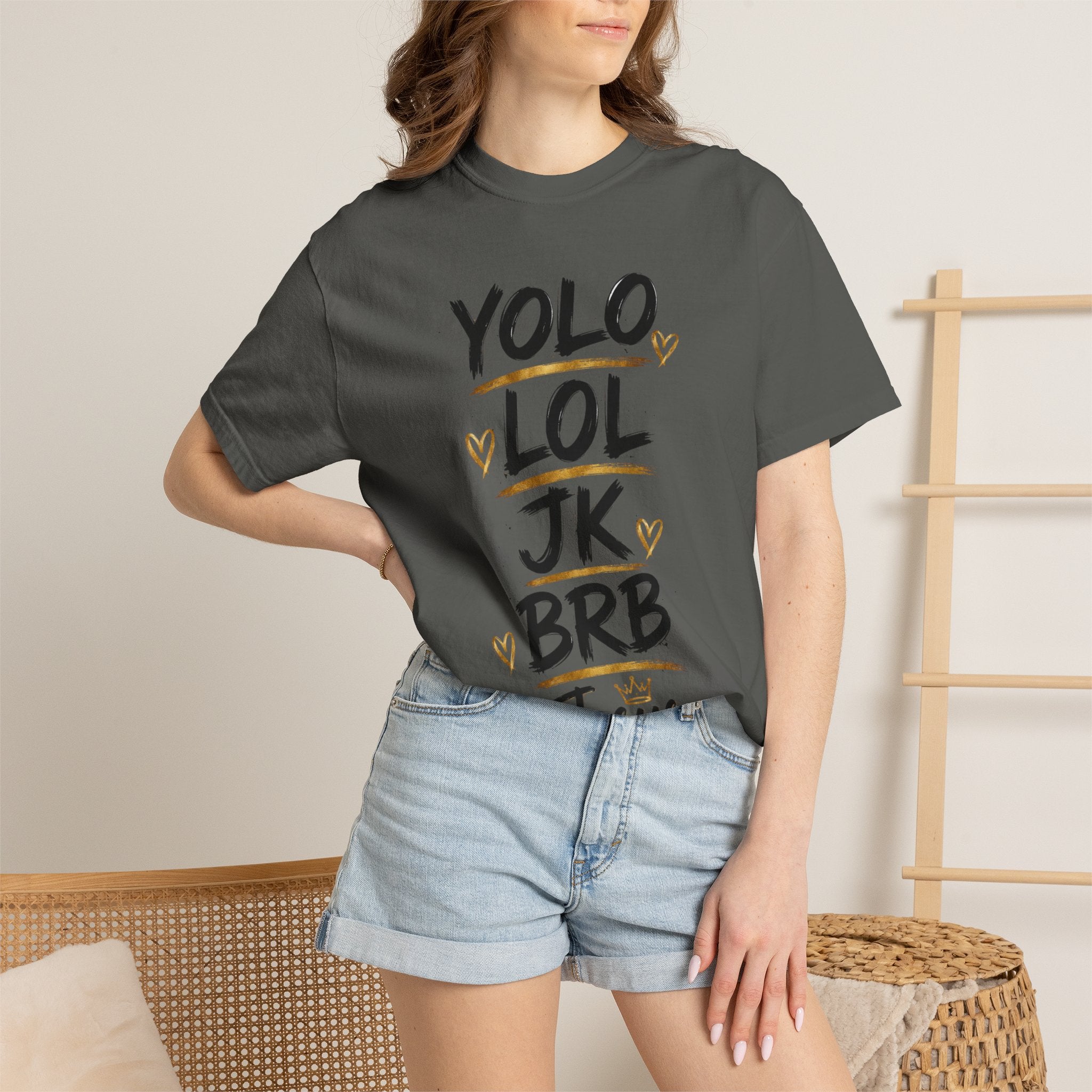 YOLO LOL JK BRB ~Jesus T-Shirt | Comfort Colors® Christian Graphic Tee