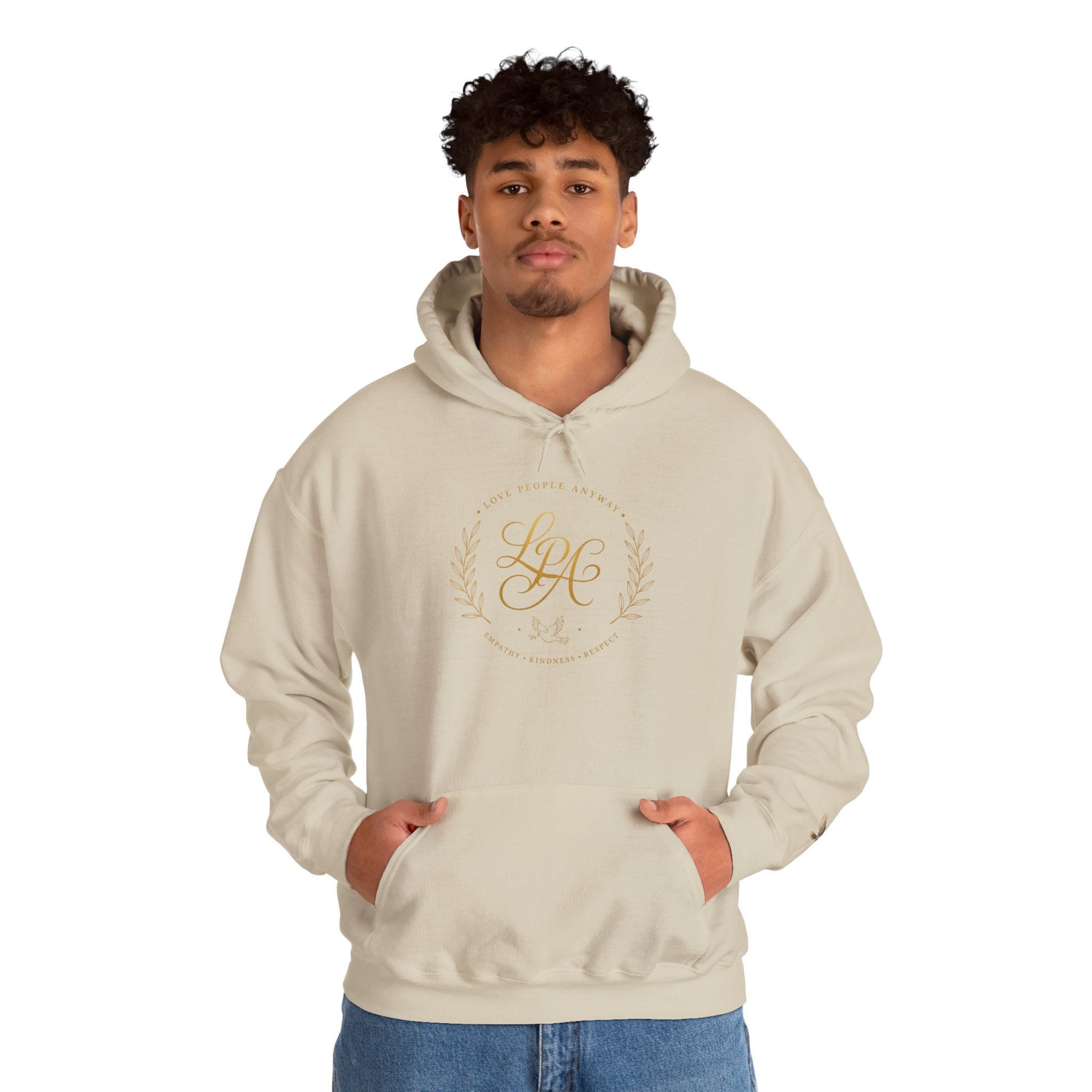 Love People Anyway Hoodie | Inspirational Christian Hooded Sweatshirt | Faith Freedom Creations