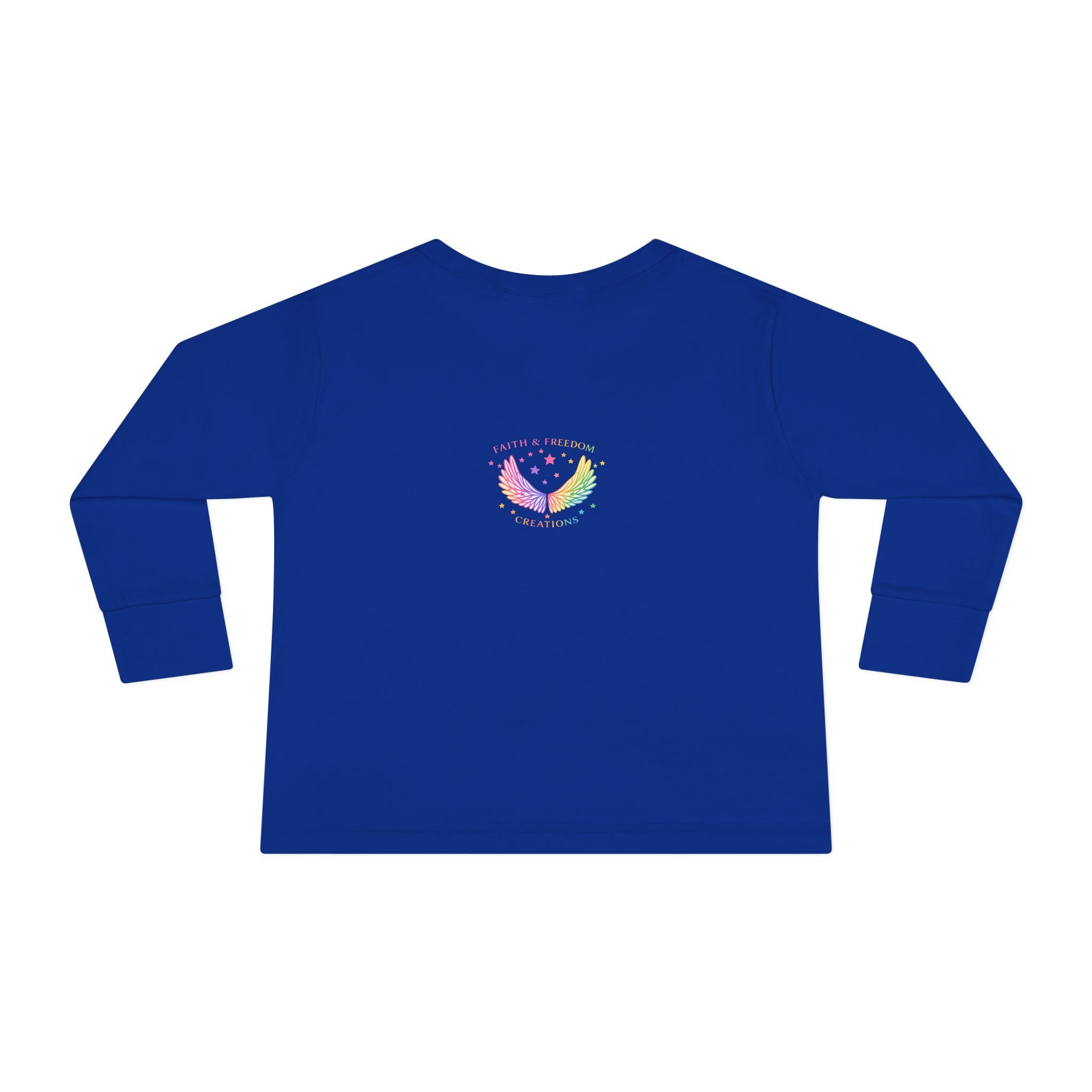 Baby Moon & Owl Toddler Long Sleeve Tee – Pastel Sleepy Moon Nursery Shirt | Cozy Toddler Pajama Style Tee