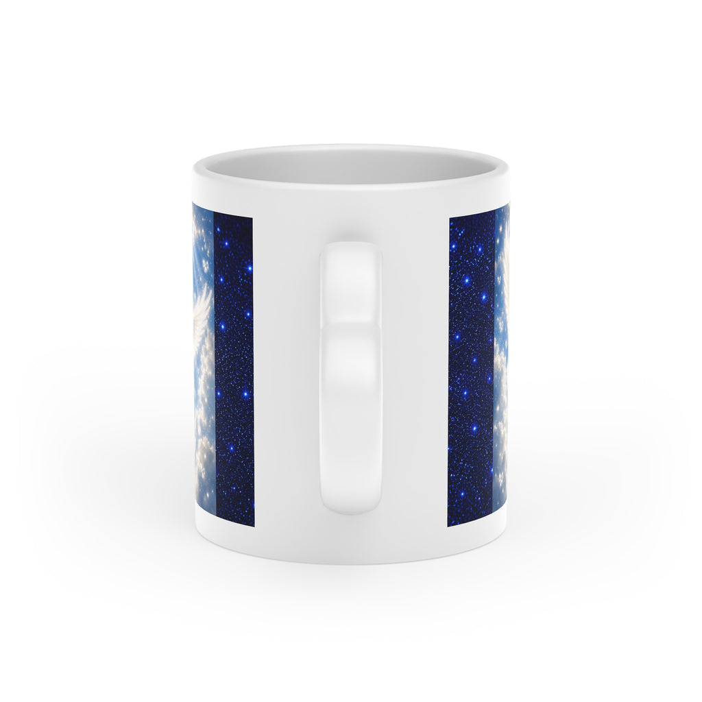 Prince of Peace Heart Mug | White Dove Christian Coffee Mug | Starry Sky Ceramic Cup