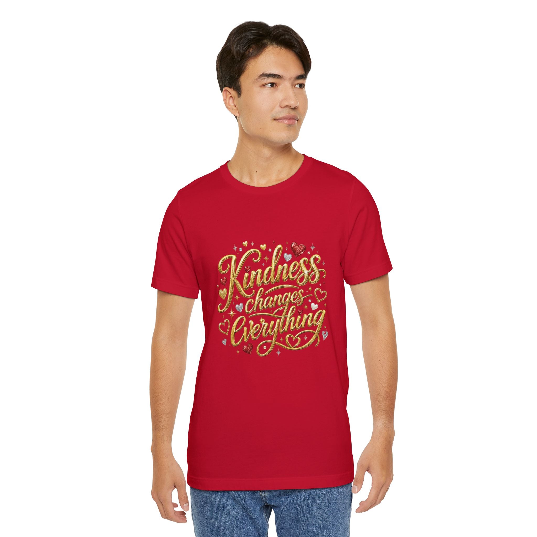Kindness Changes Everything T-Shirt | Inspirational Script Graphic Tee | Soft Everyday Kindness Shirt