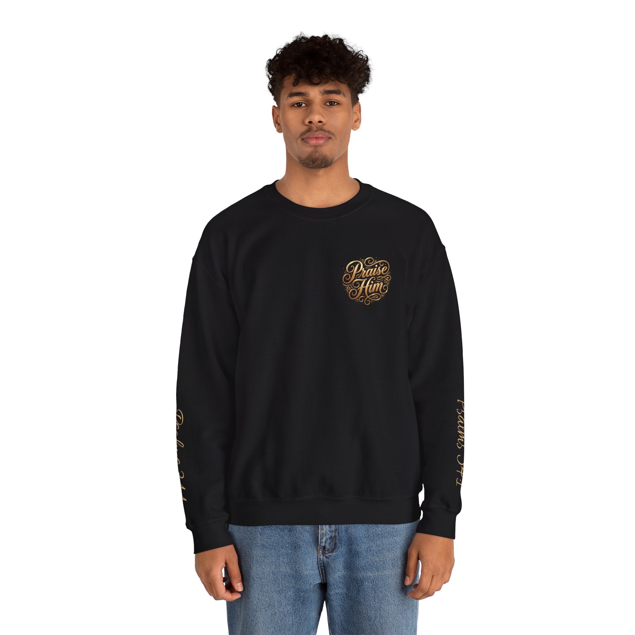 Praise Psalm 150 Sweatshirt | Christian Faith Crewneck Pullover | Inspirational Worship Apparel