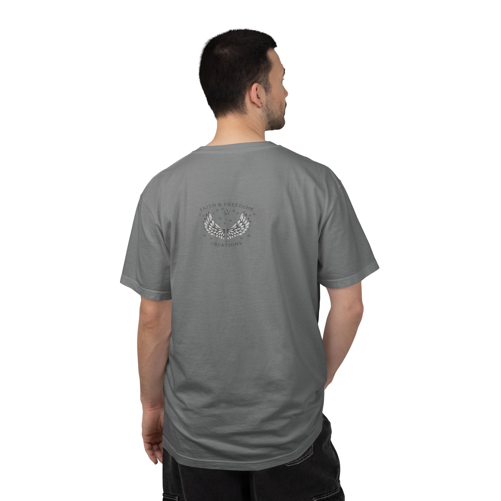 Abraham – Vintage T-Shirt | “I Trusted the Promise” Graphic – Five-Star Faith Series