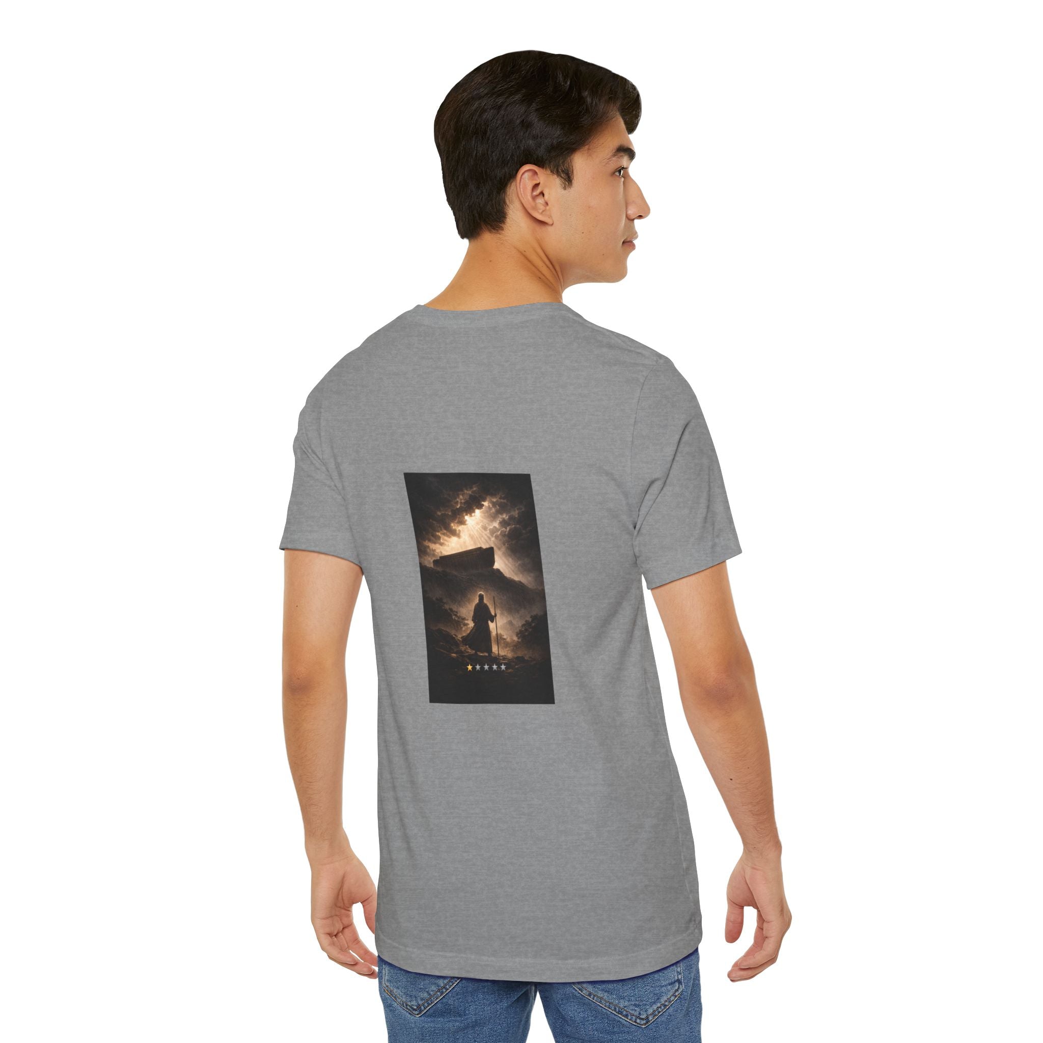 Noah Tested Crew Neck T-Shirt – Vintage Christian Faith Graphic Tee | Bible Hero Apparel