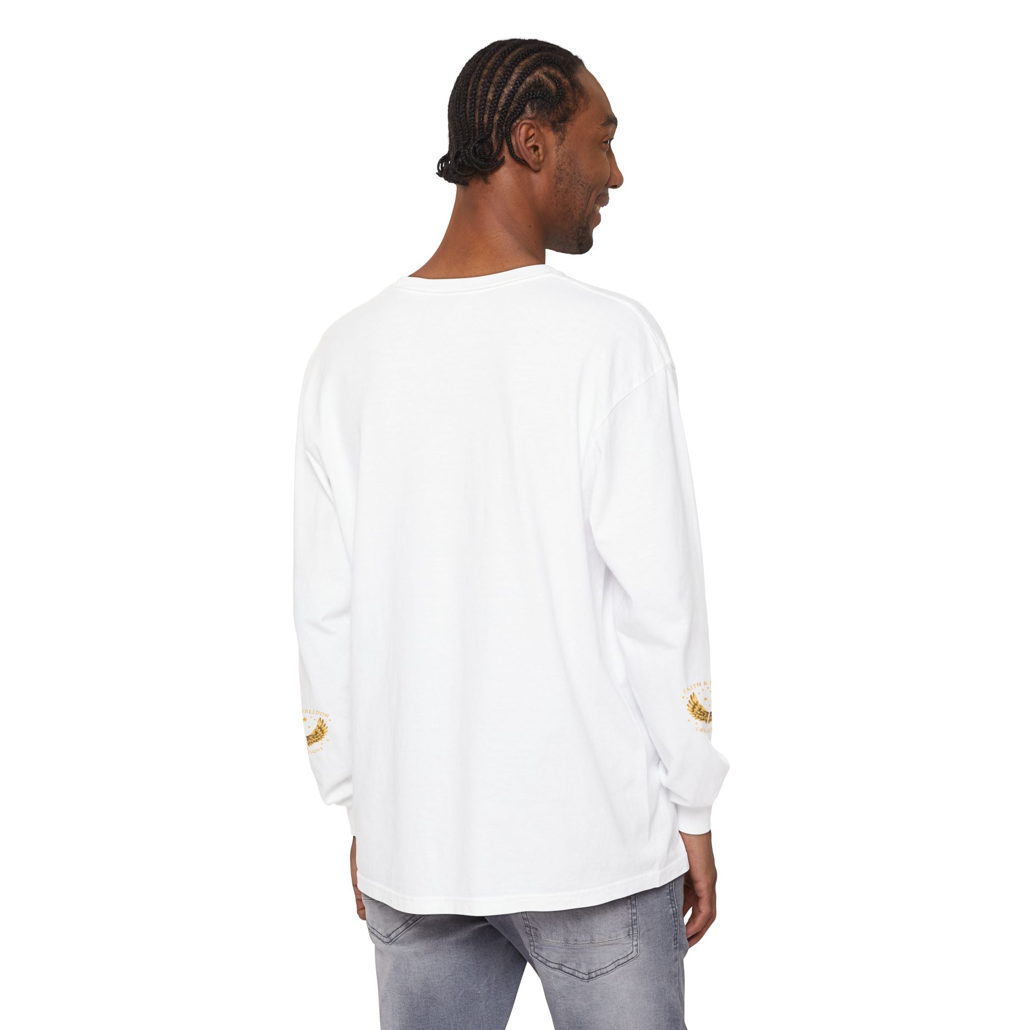 Peter Scripture Long Sleeve T-Shirt — "Falters sometimes. Still chosen." Review by Jesus